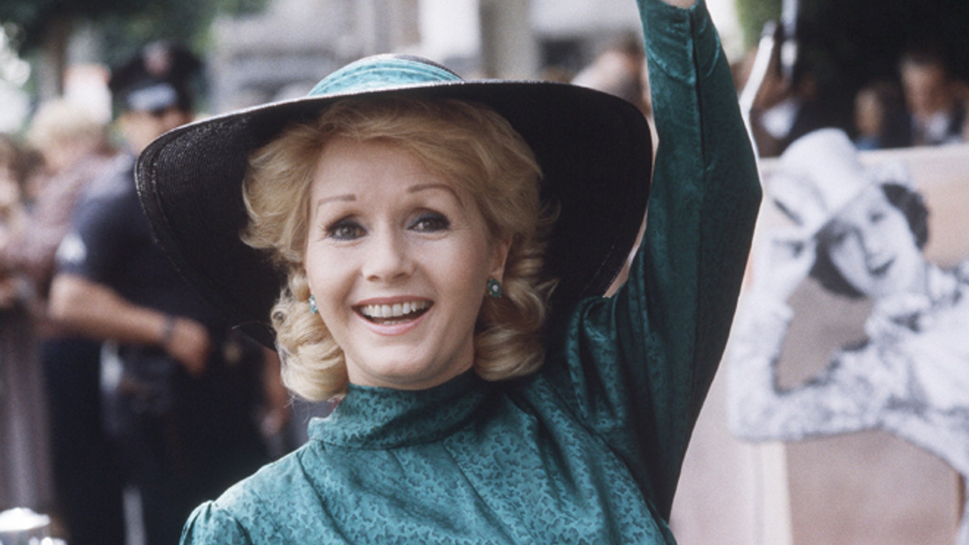 Feb. 15, 1984: Actress Debbie Reynolds appears at Hollywood Walk of Fame ceremonies in Los Angeles.