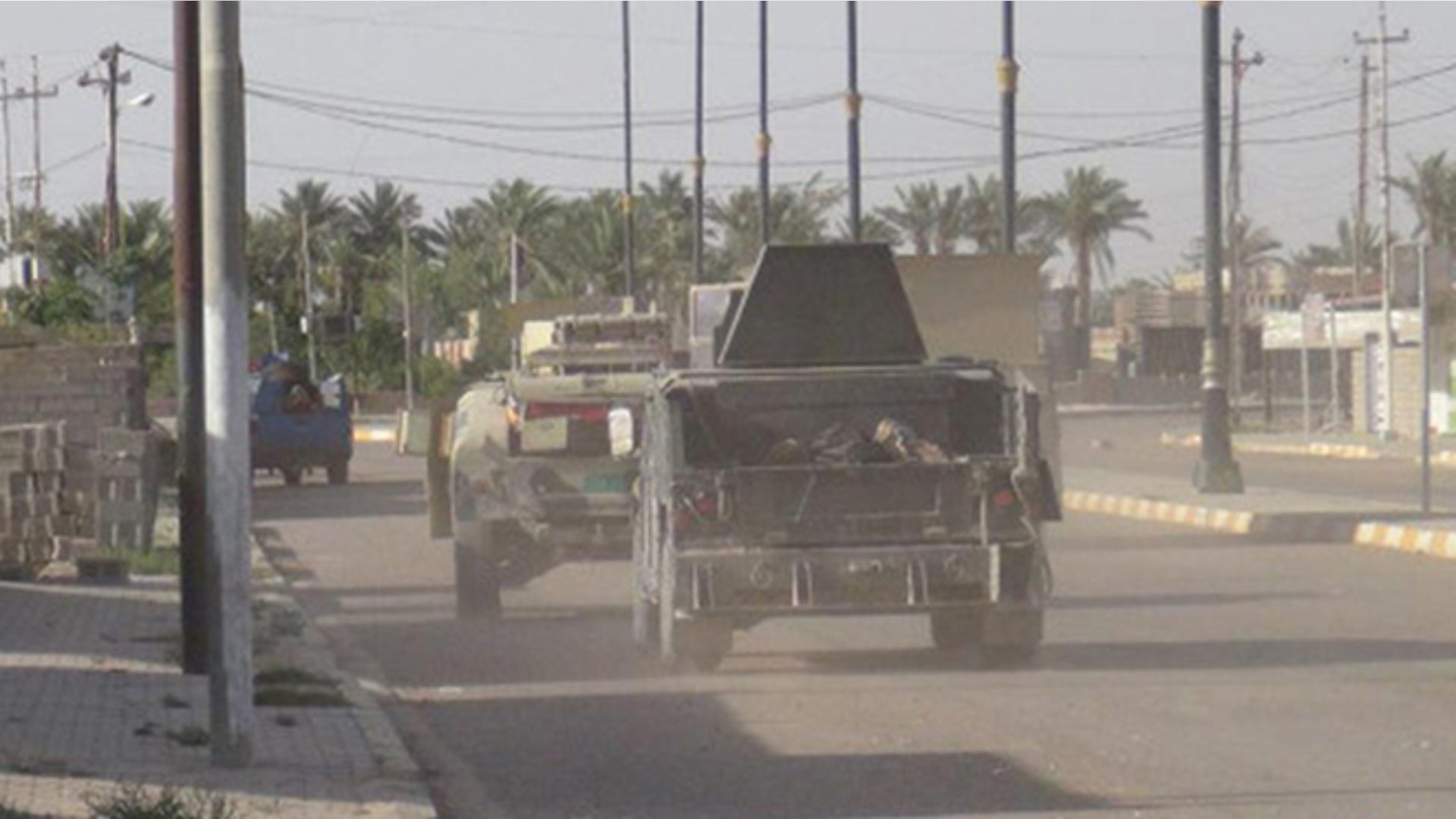 Photos of Iraqi military gear claimed by ISIS in Ramadi
