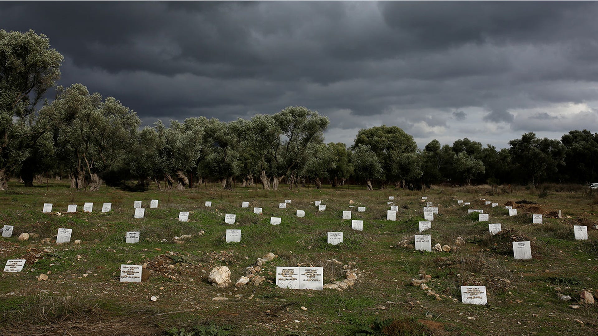 Refugee crisis on Greek island