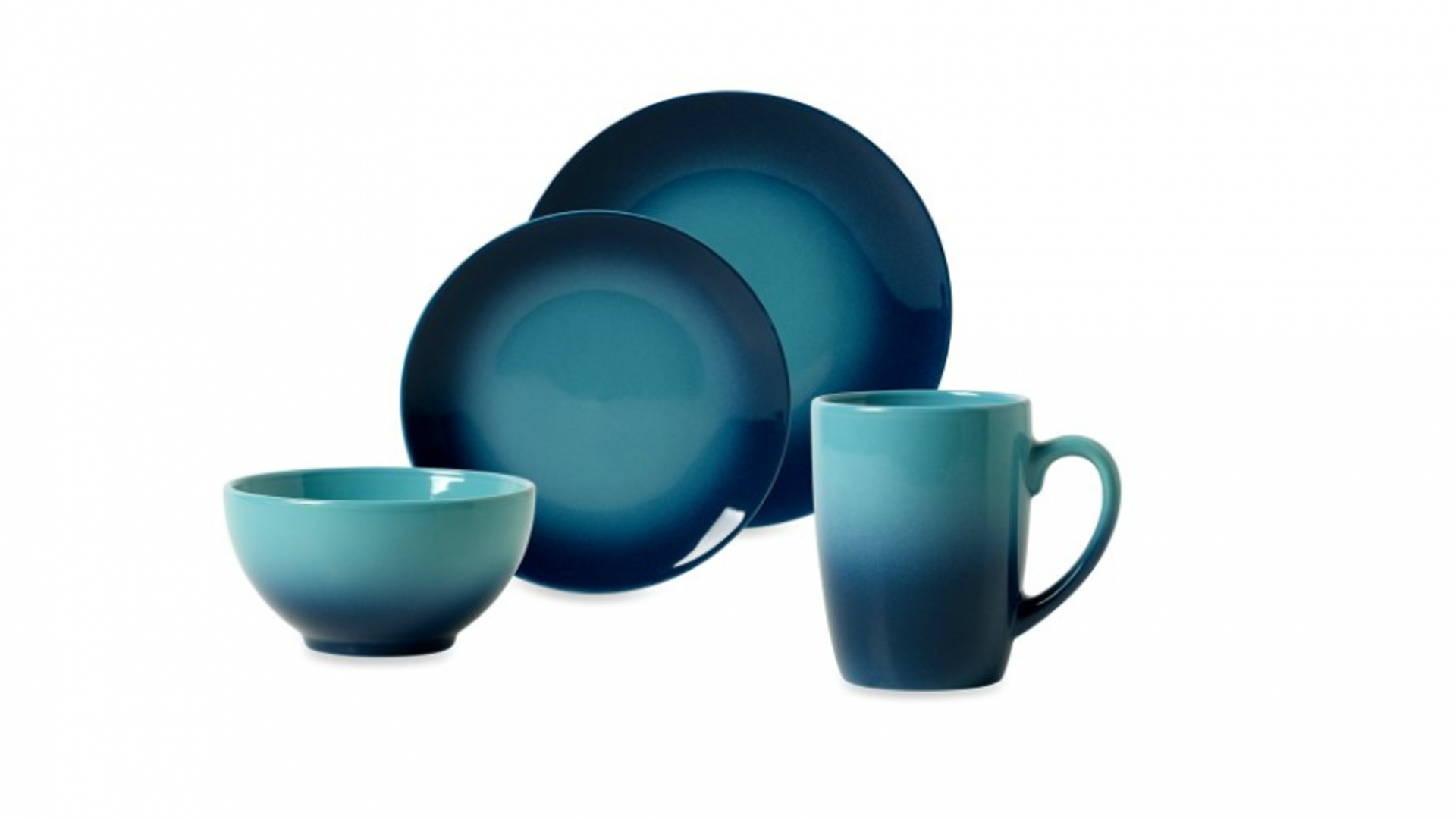 11. Tabletops Unlimited™ Ombre Blue Dinnerware