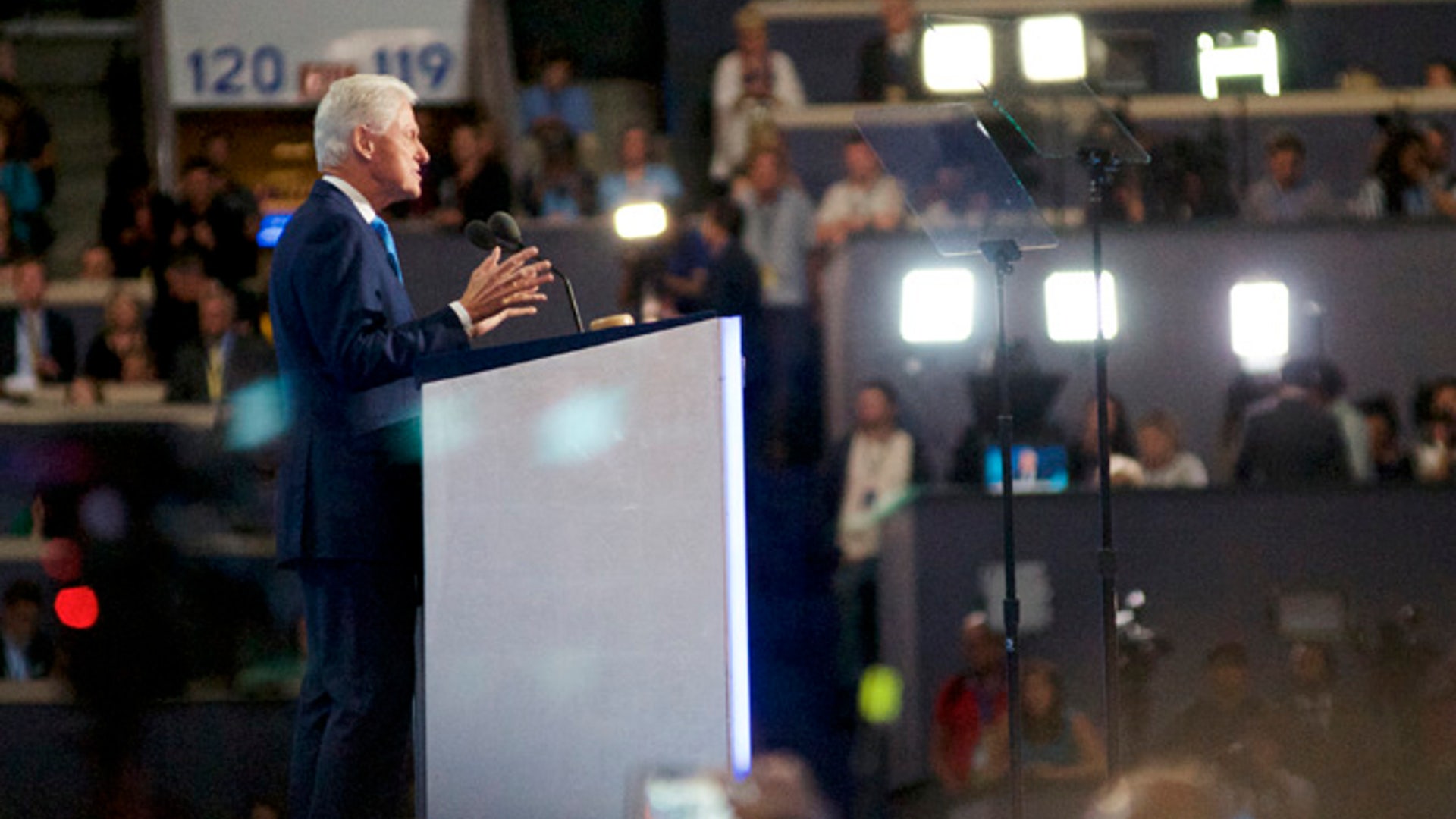 President Clinton speaks at DNC