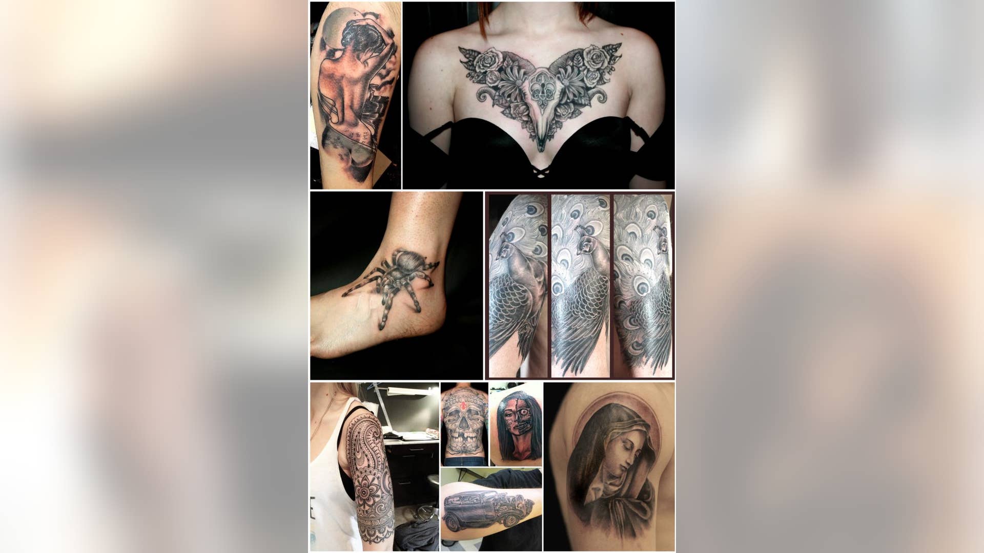 Fine-Line Black and Gray, aka 'Gray Wash'