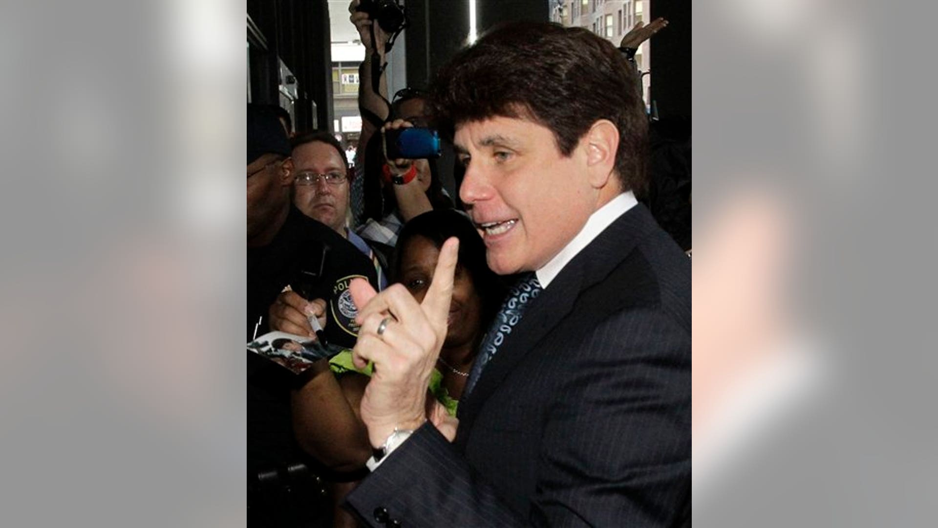 Rod Blagojevich Arrives at Court for Verdict