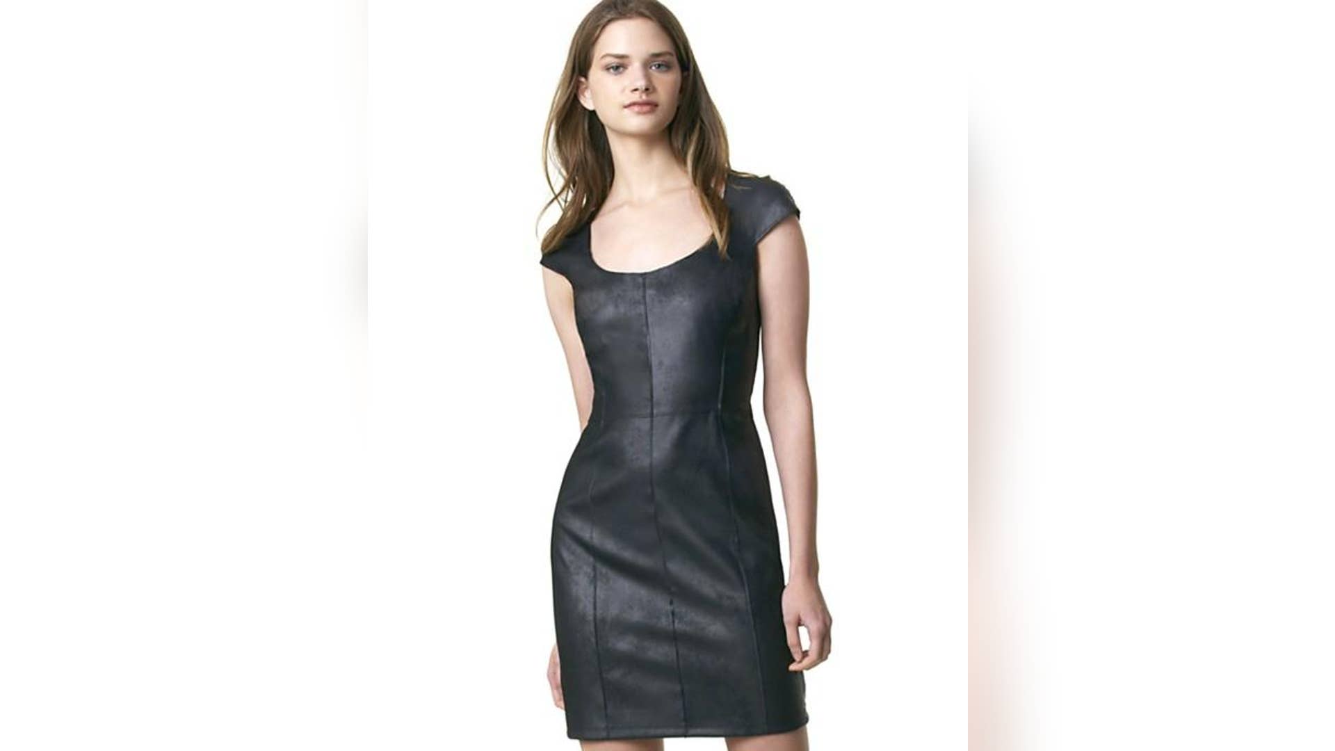 Velvet by Graham & Spencer Faux Leather Sheath Dress, $196