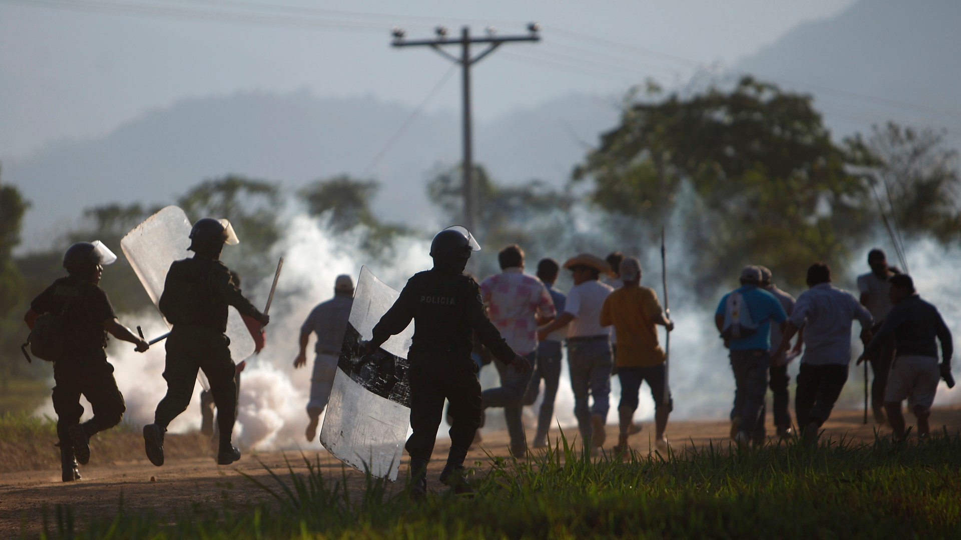 Police Violence Against Amazon March Fox News