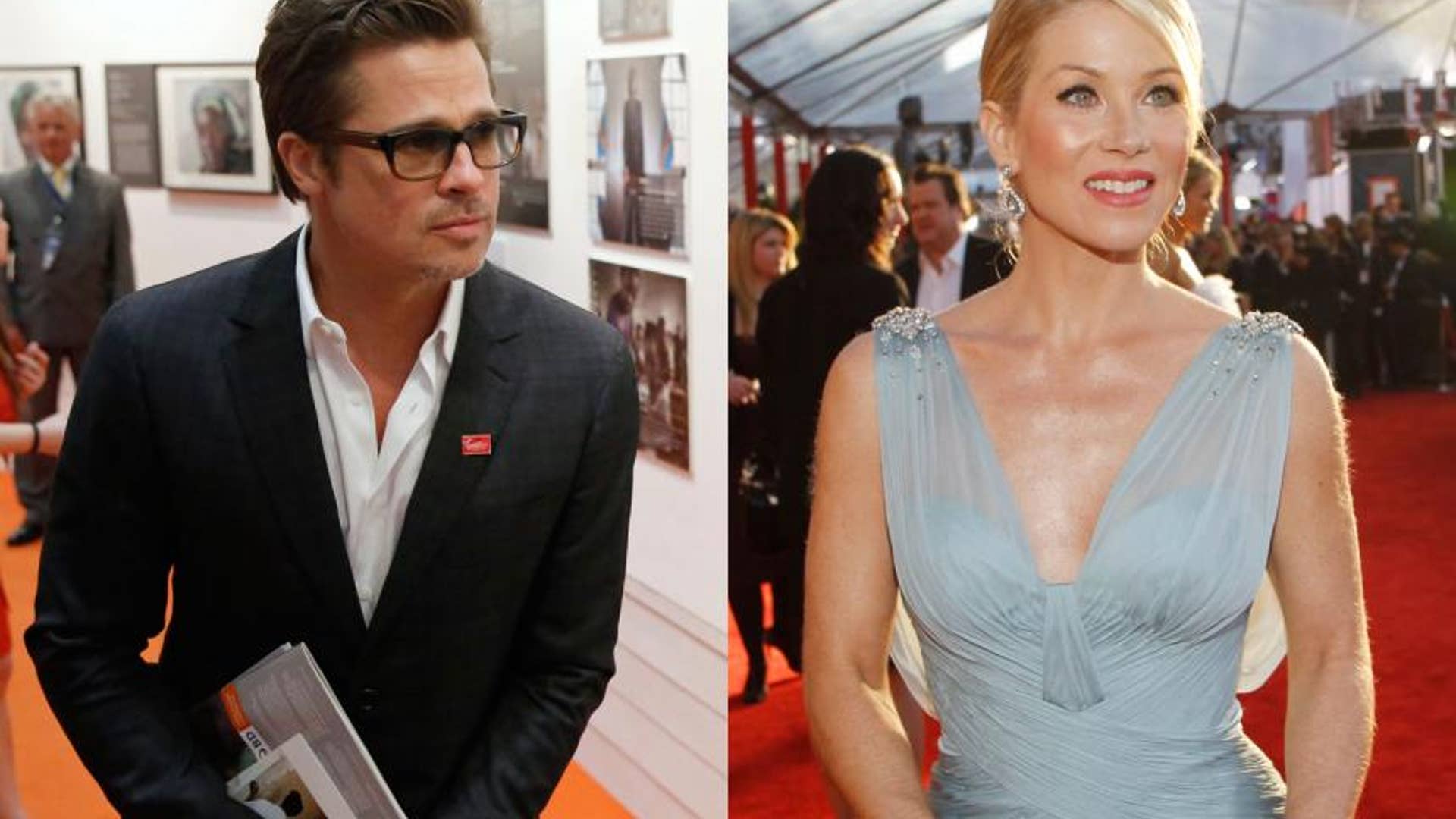 Brad Pitt and Christina Applegate