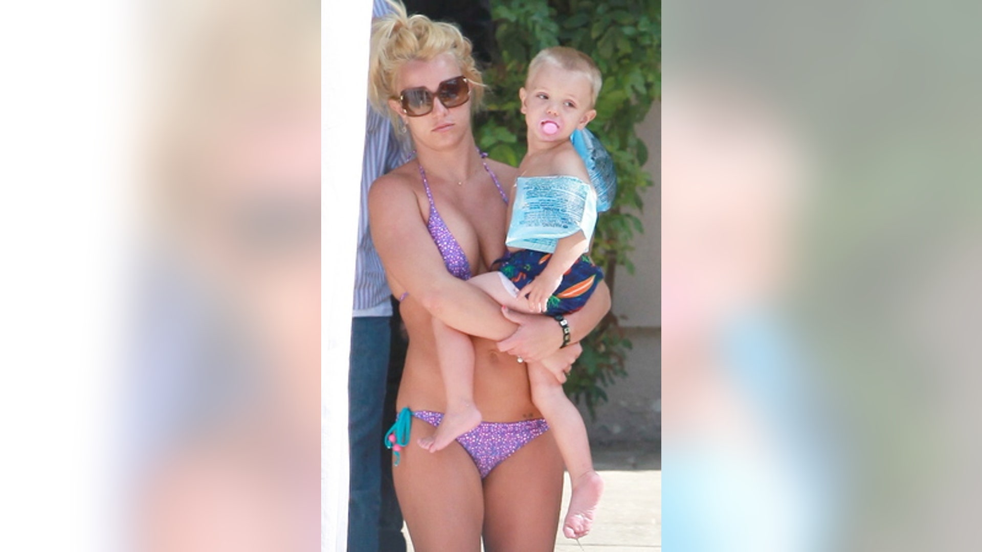 Britney's Family Pool Party