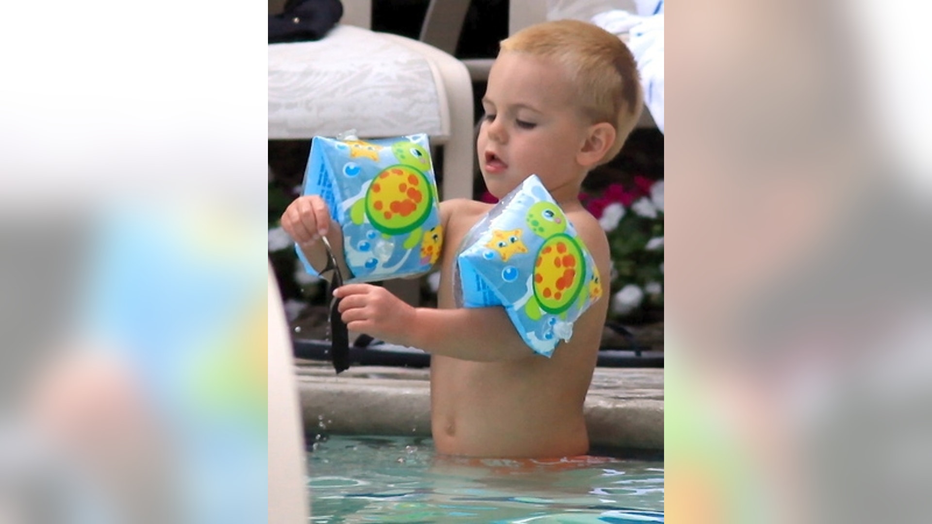 Britney's Family Pool Party