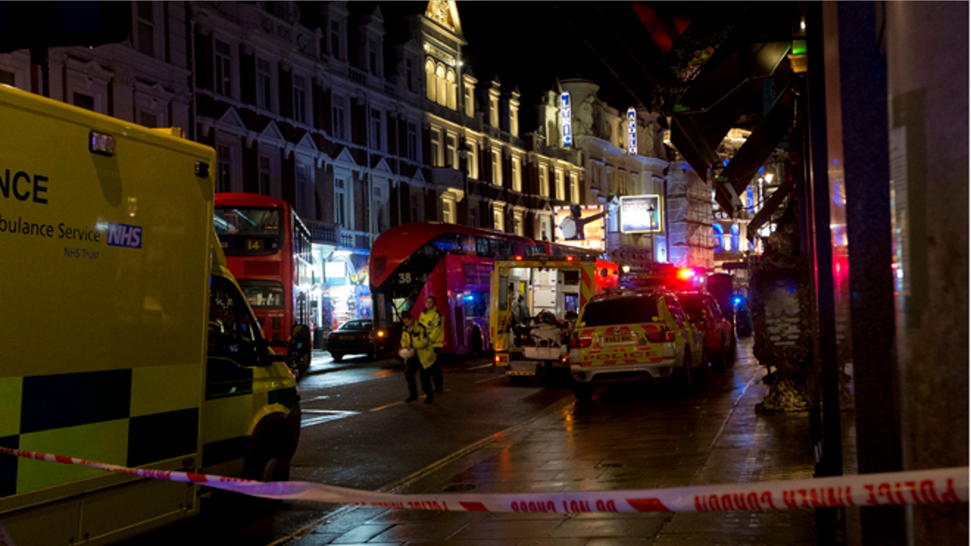 London theater collapse