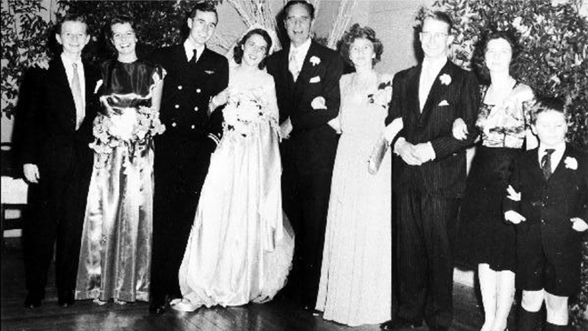 George and Barbara Bush through the years