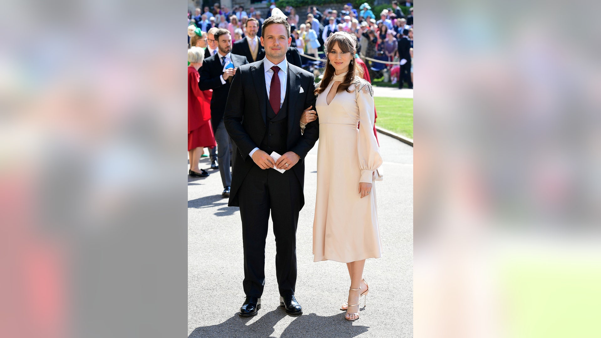 Patrick J. Adams and wife Troian Bellisario