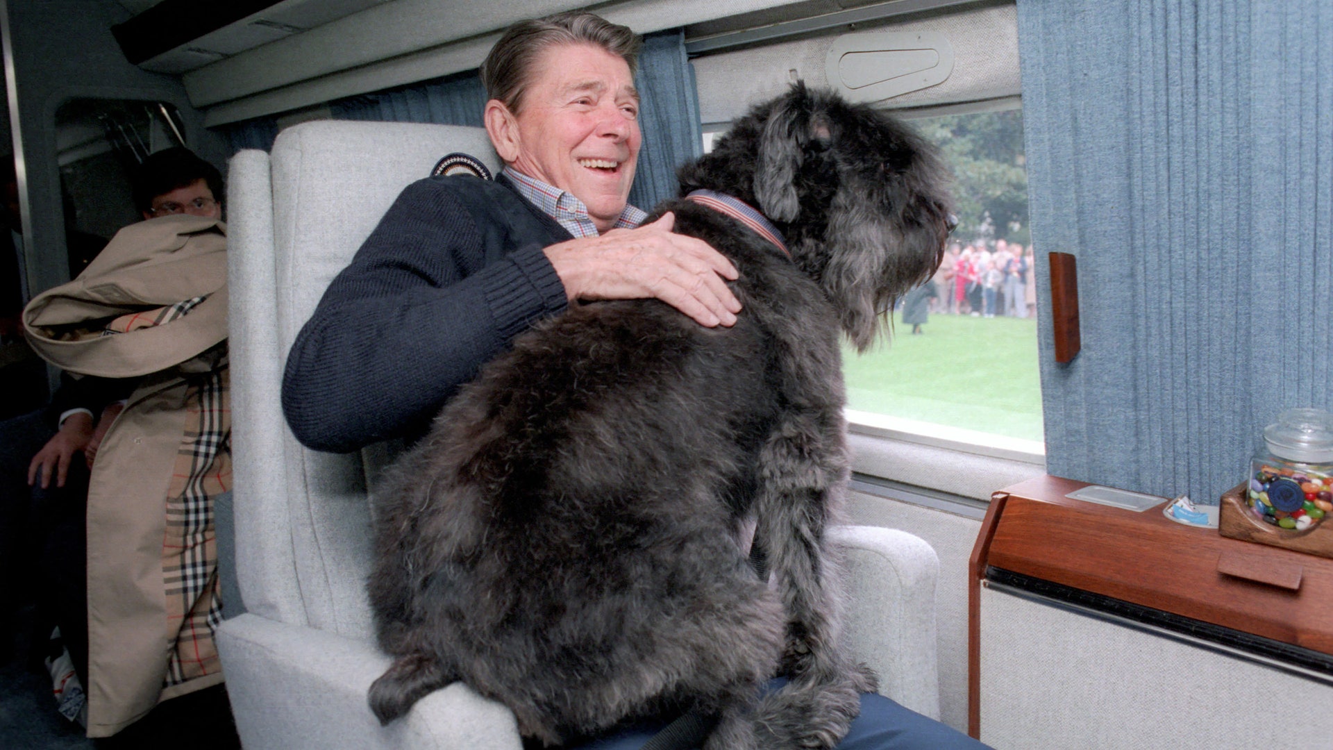 A Trip with Lucky on Marine One