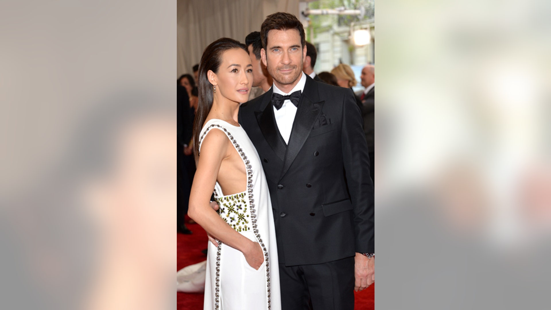 Maggie Q and Dylan McDermott