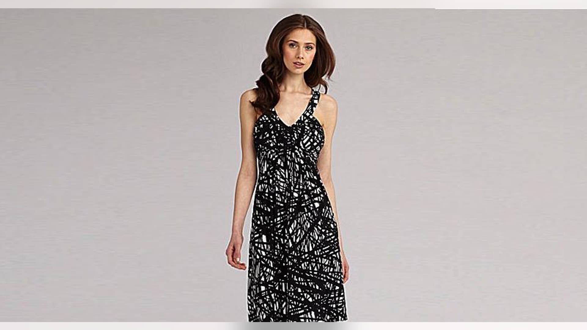 Calvin Klein Sleeveless Abstract-Print Dress