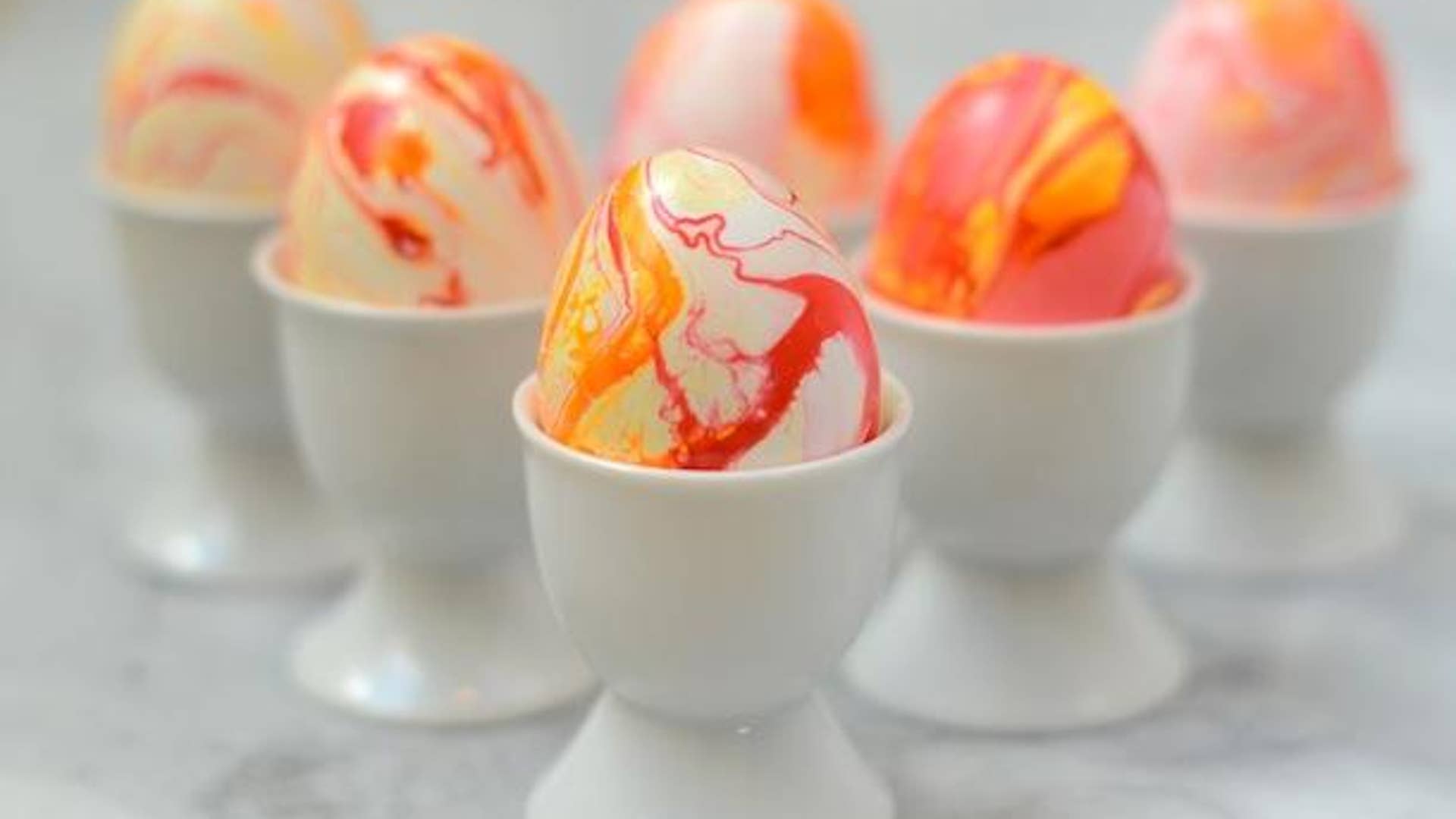 Marbleized Easter Eggs