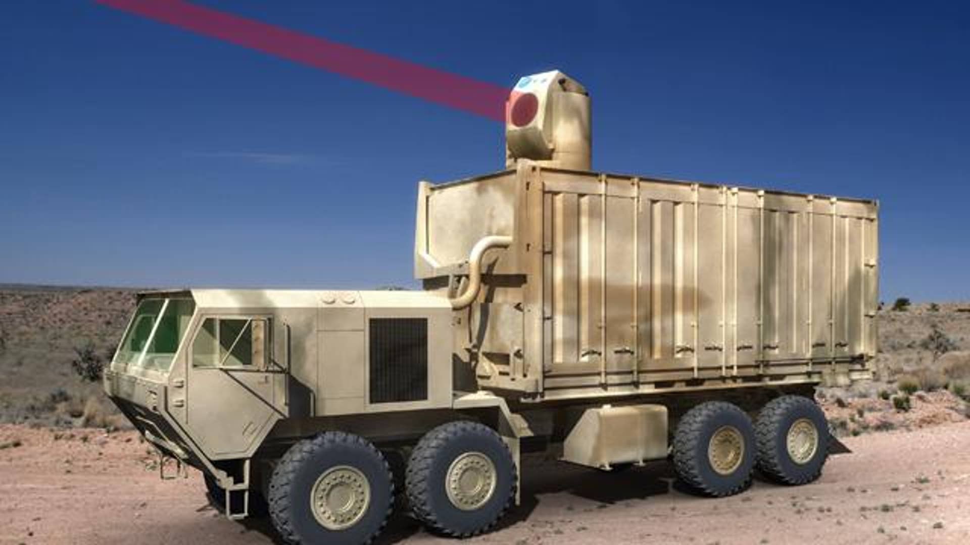Boeing mobile laser weapon concept