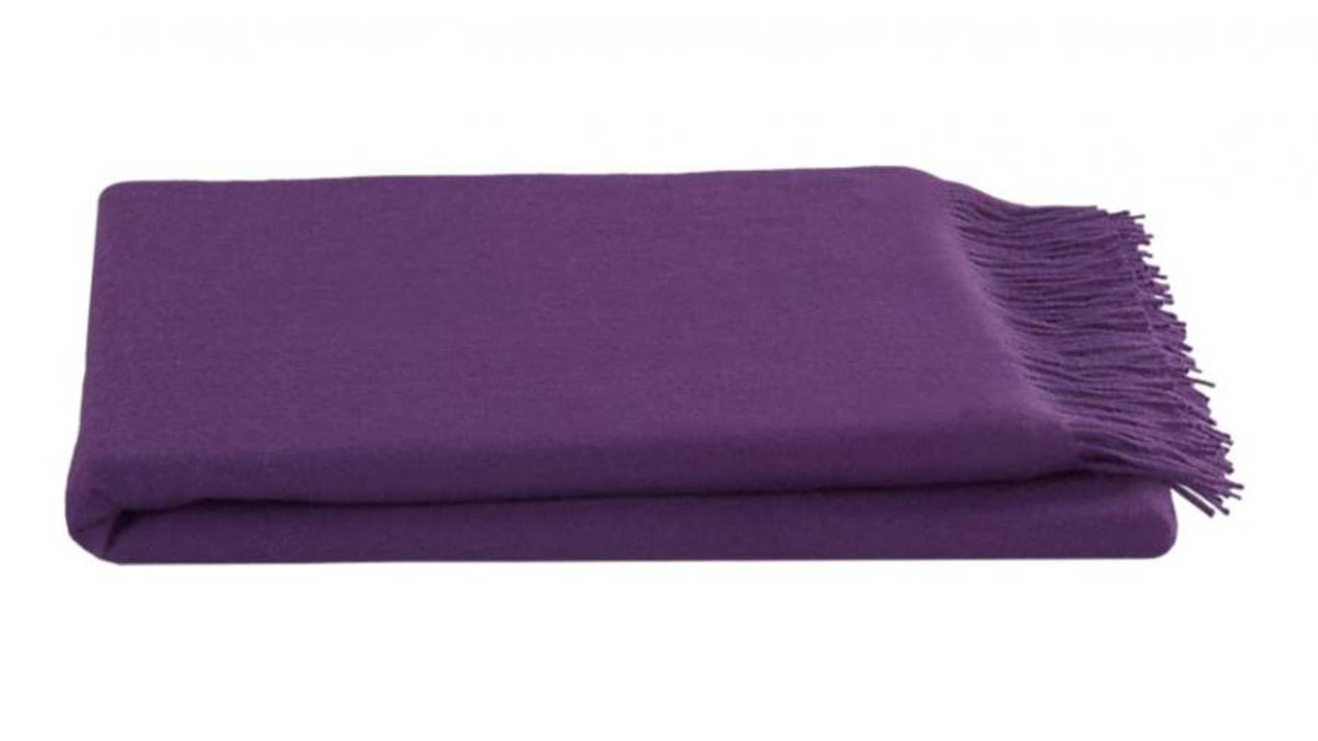 8. Lima Alpaca Amethyst Throw