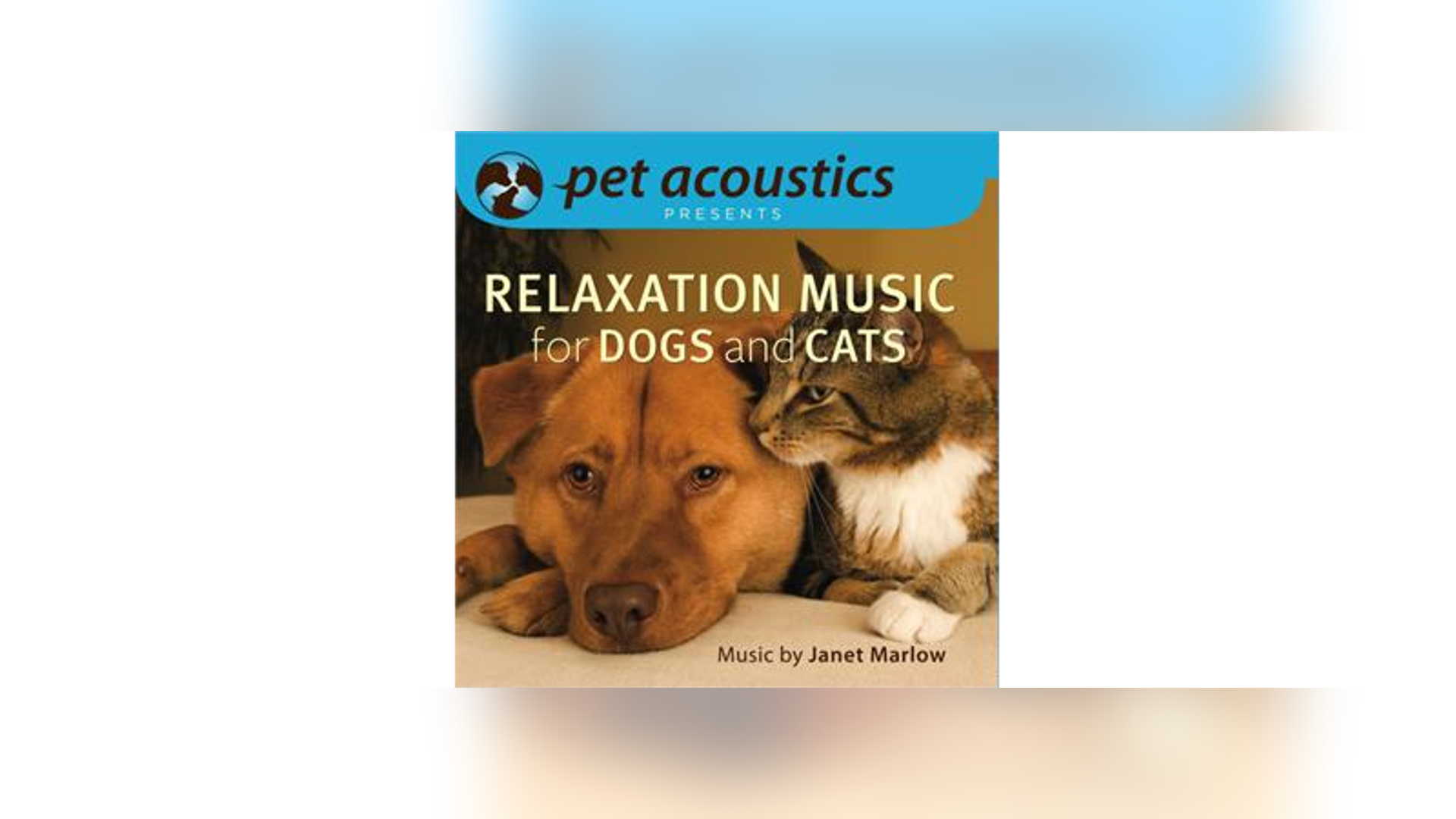 PetAcoustics.com, $13.99
"'Relaxation Music for Dogs and Cats' is specially designed for the hearing ranges of an to give your pets a sense of balance in their environment for their well-being to help them feel calm," says PetAcoustics.com