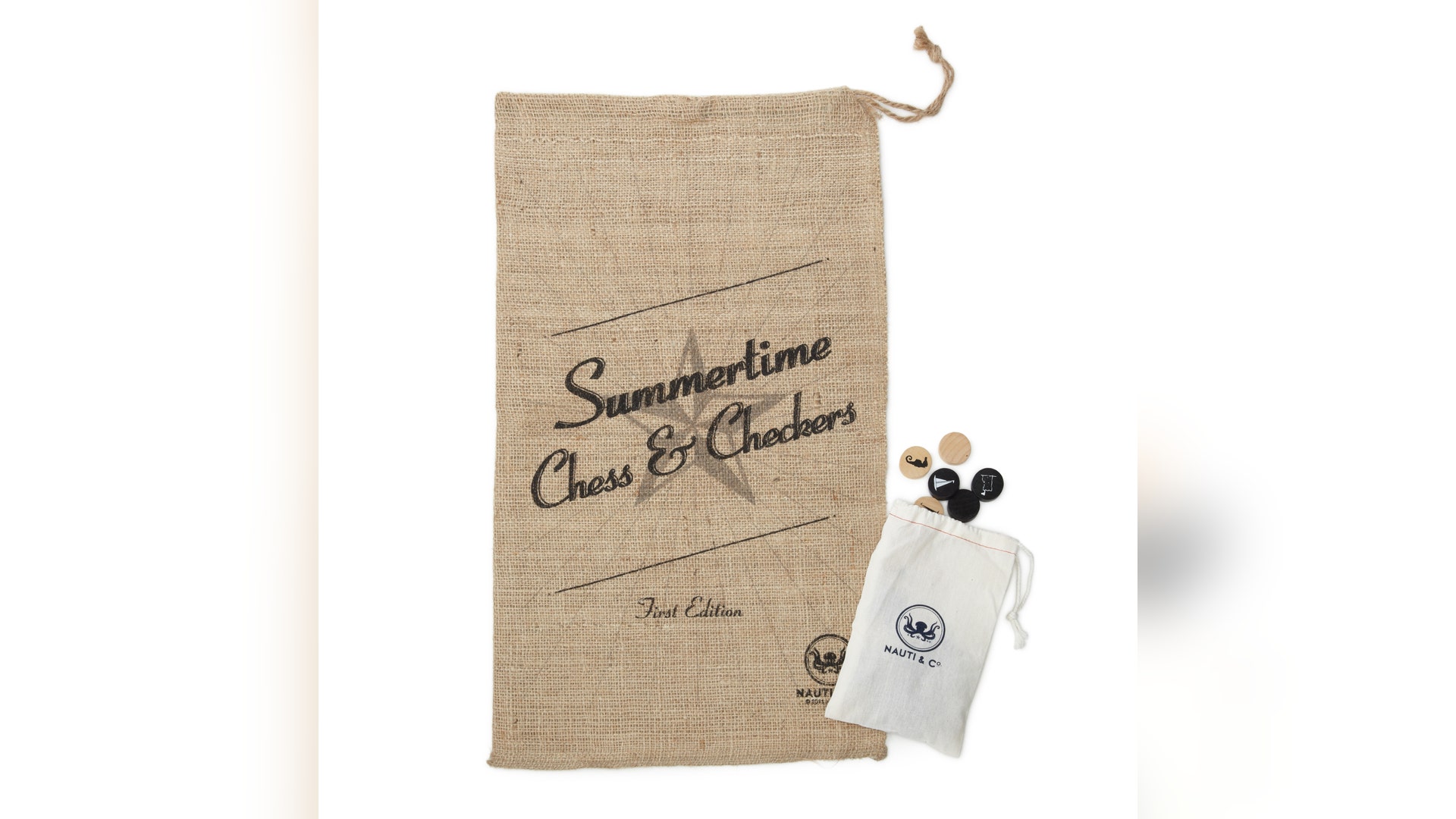 UncommonGoods' Beach Chess and Checkers