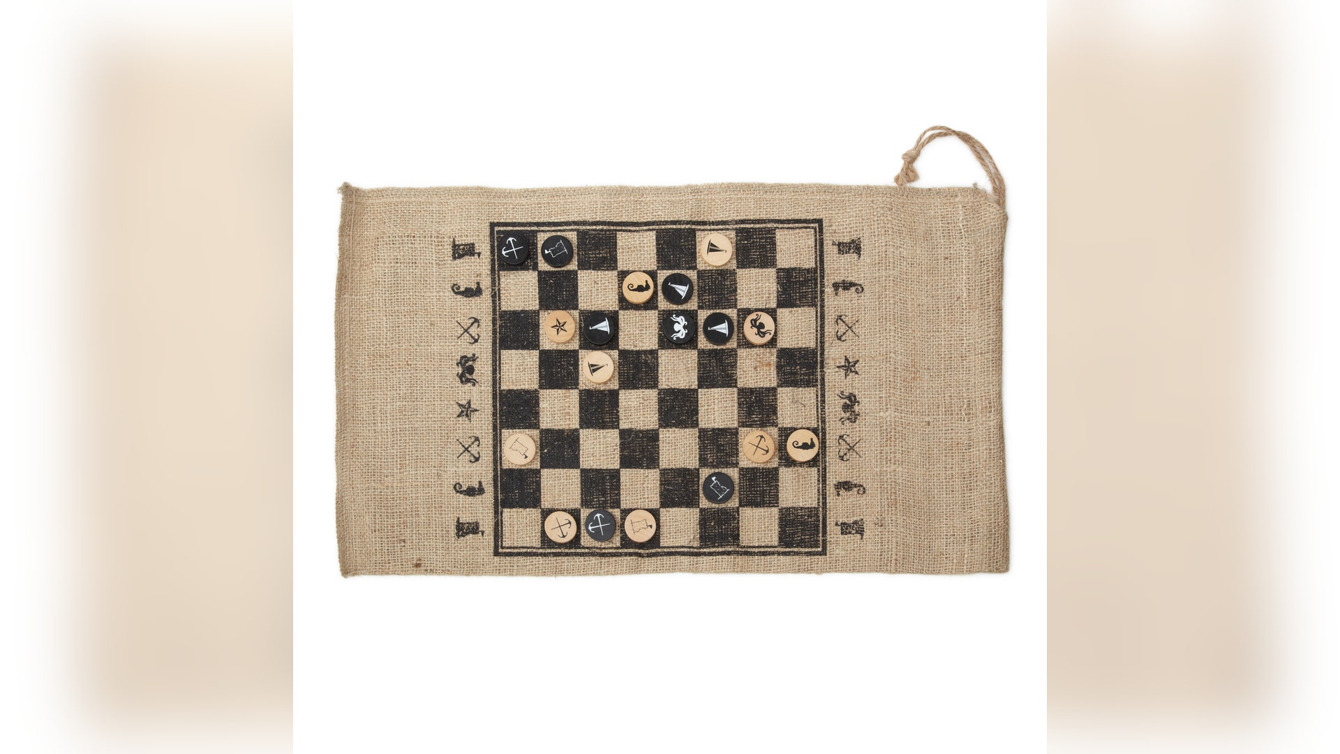 UncommonGoods' Beach Chess and Checkers