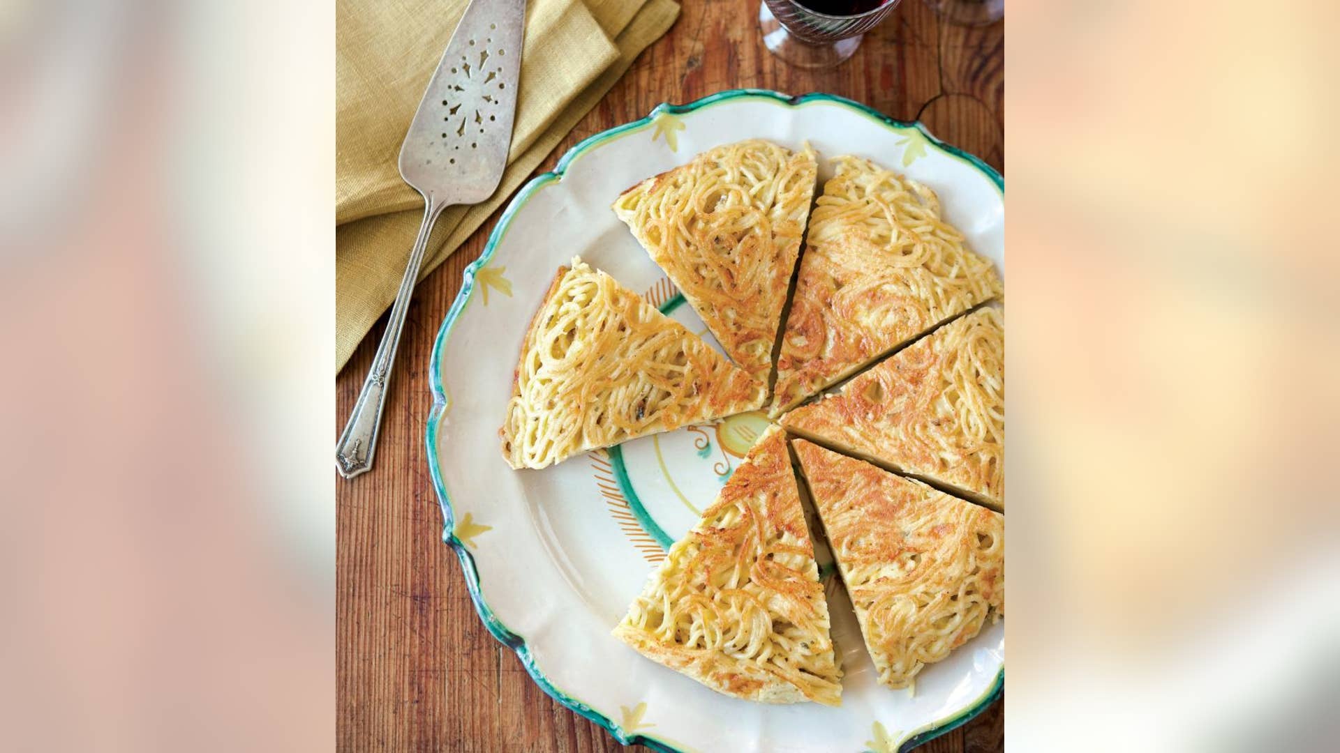 Lunch - Cheesy Spaghetti Pie