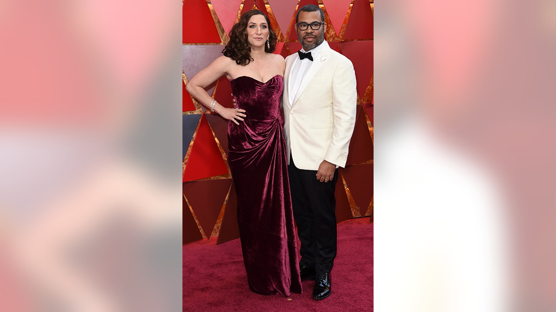 Chelsea Peretti and Jordan Peele