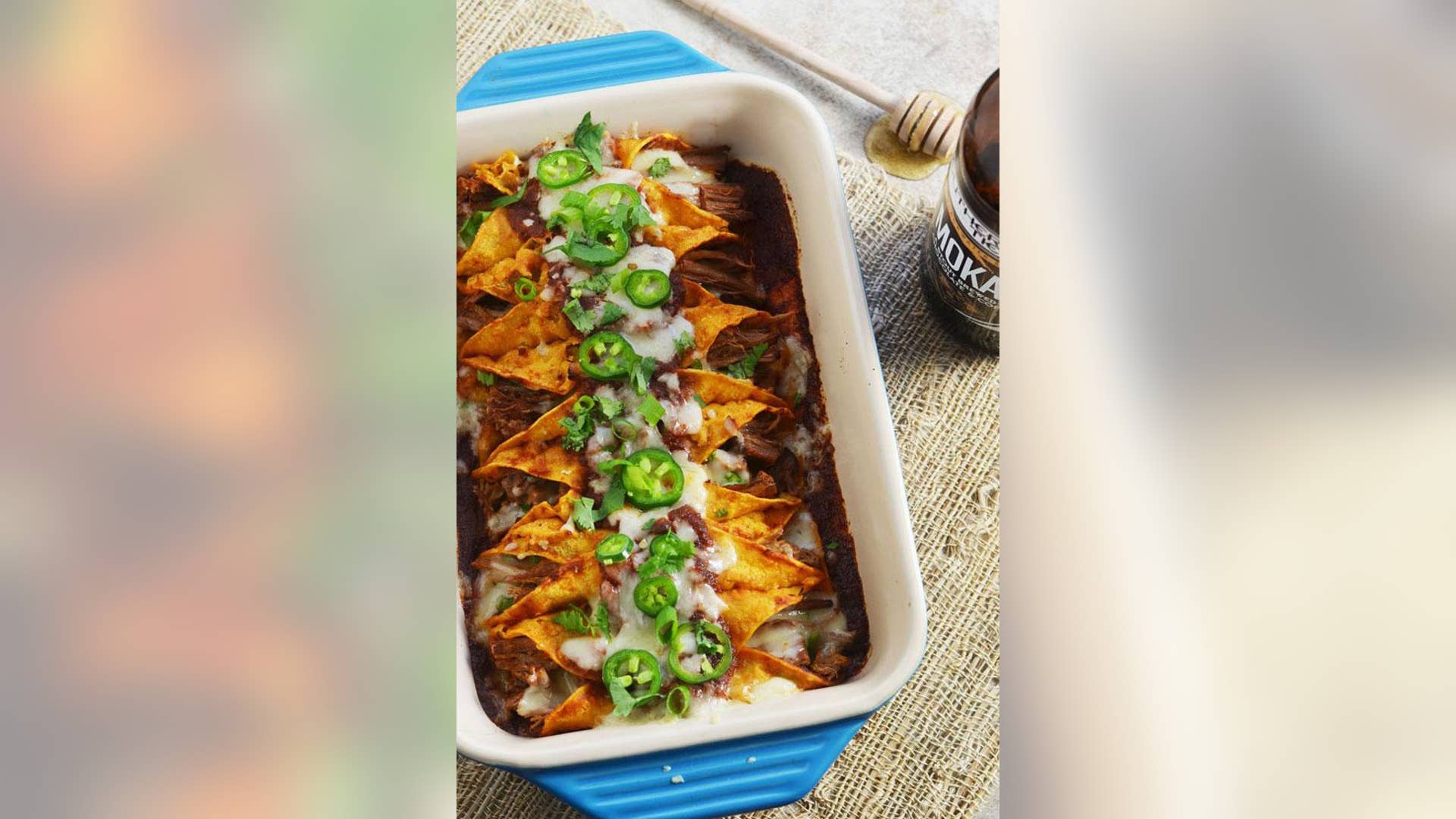 Slow-Cooker Honey-Chipotle-Stout Enchiladas