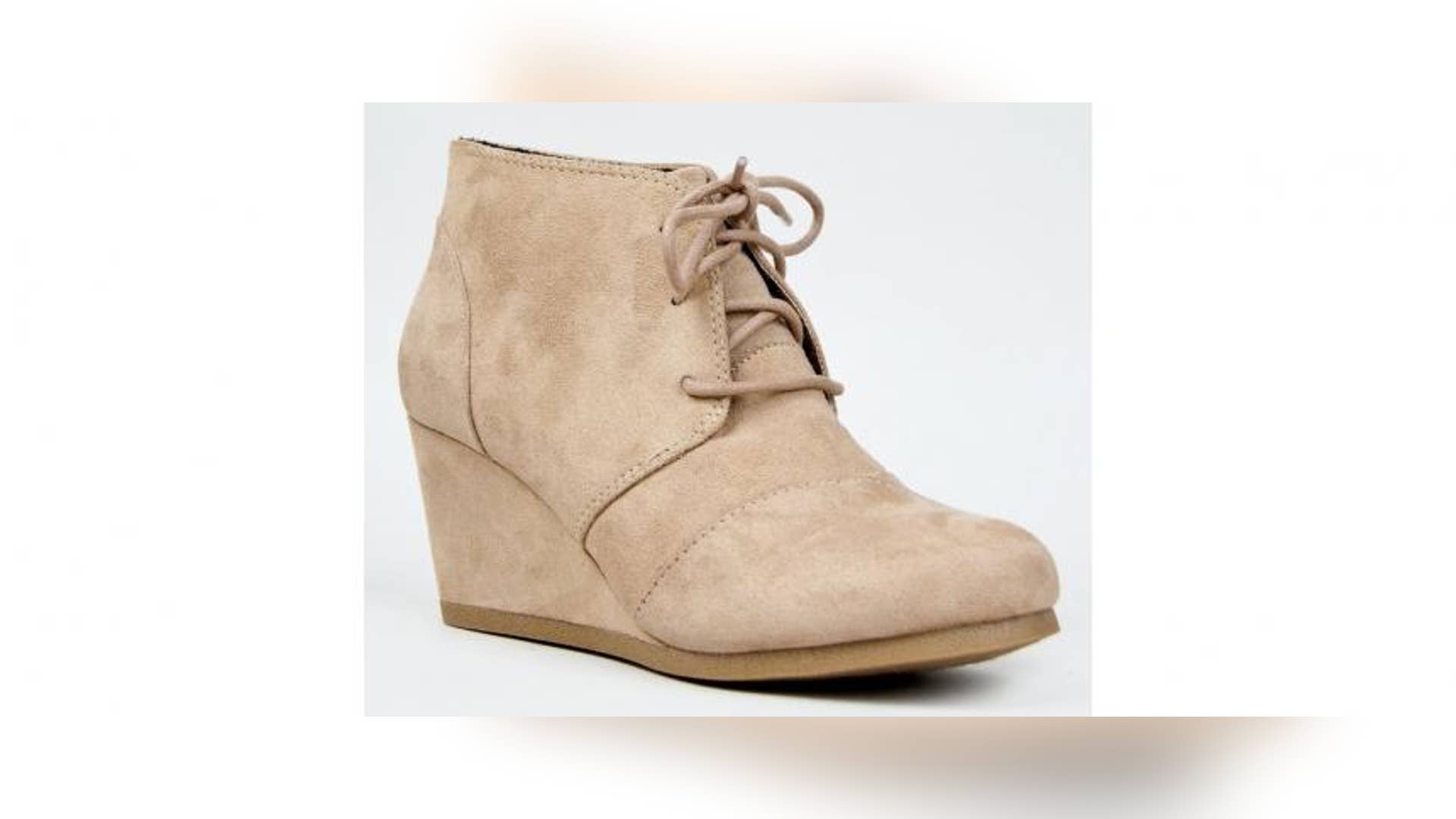 City Classified Lace Up Ankle Bootie Wedge
