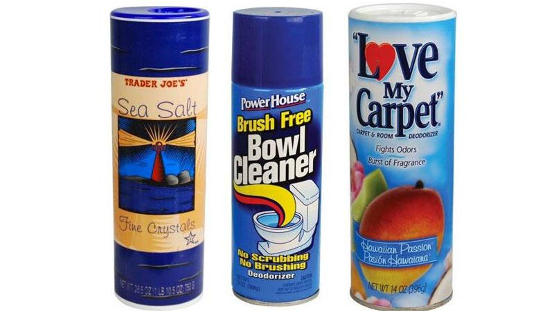 Pantry Items and Cleaning Supplies: