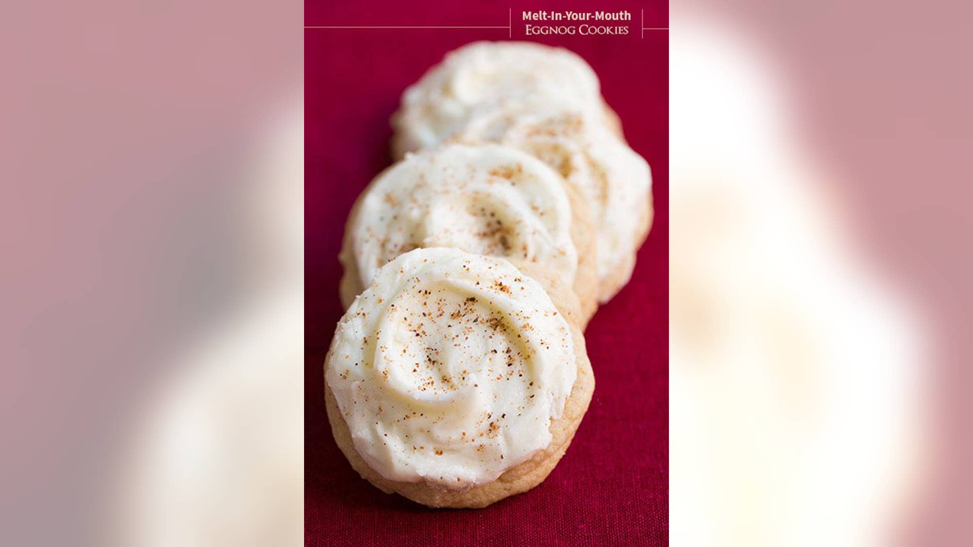 Melt-In-Your-Mouth Eggnog Cookies