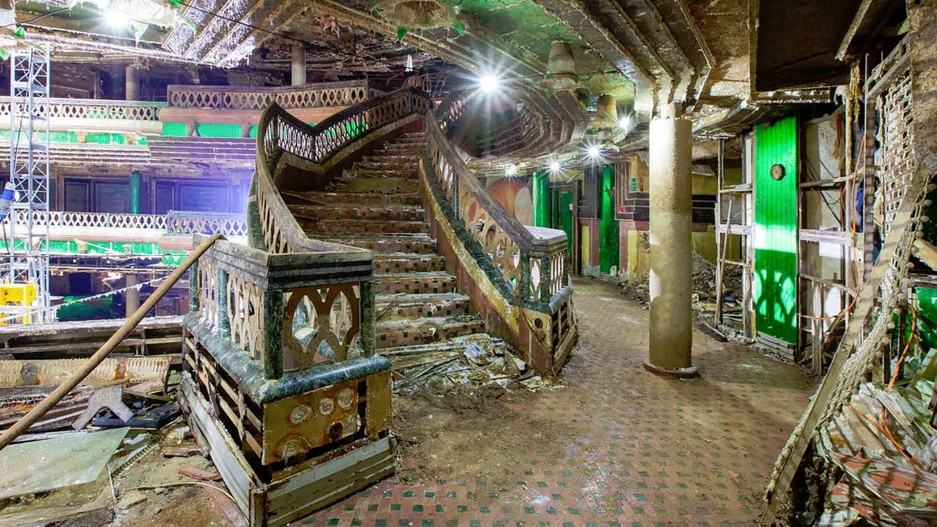 Once majestic staircase