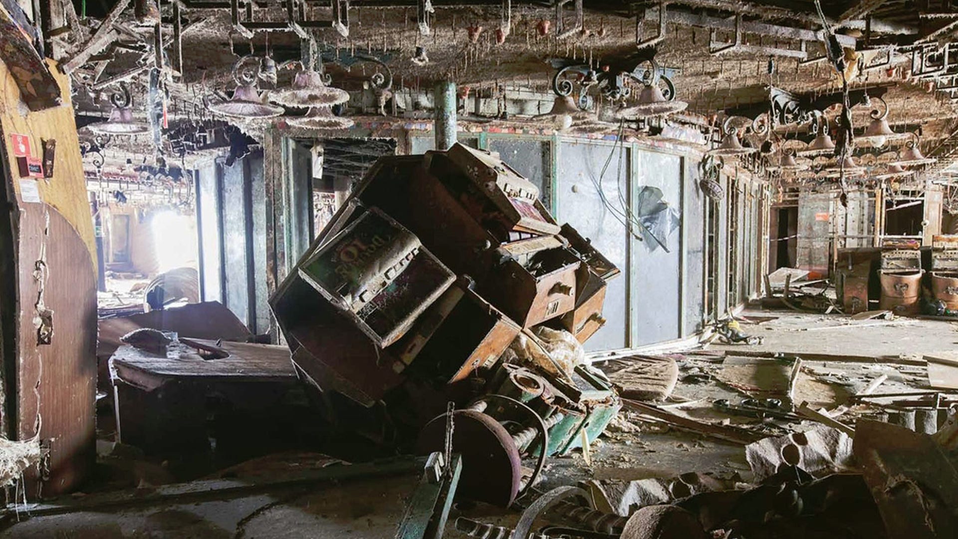 Remains of the casino