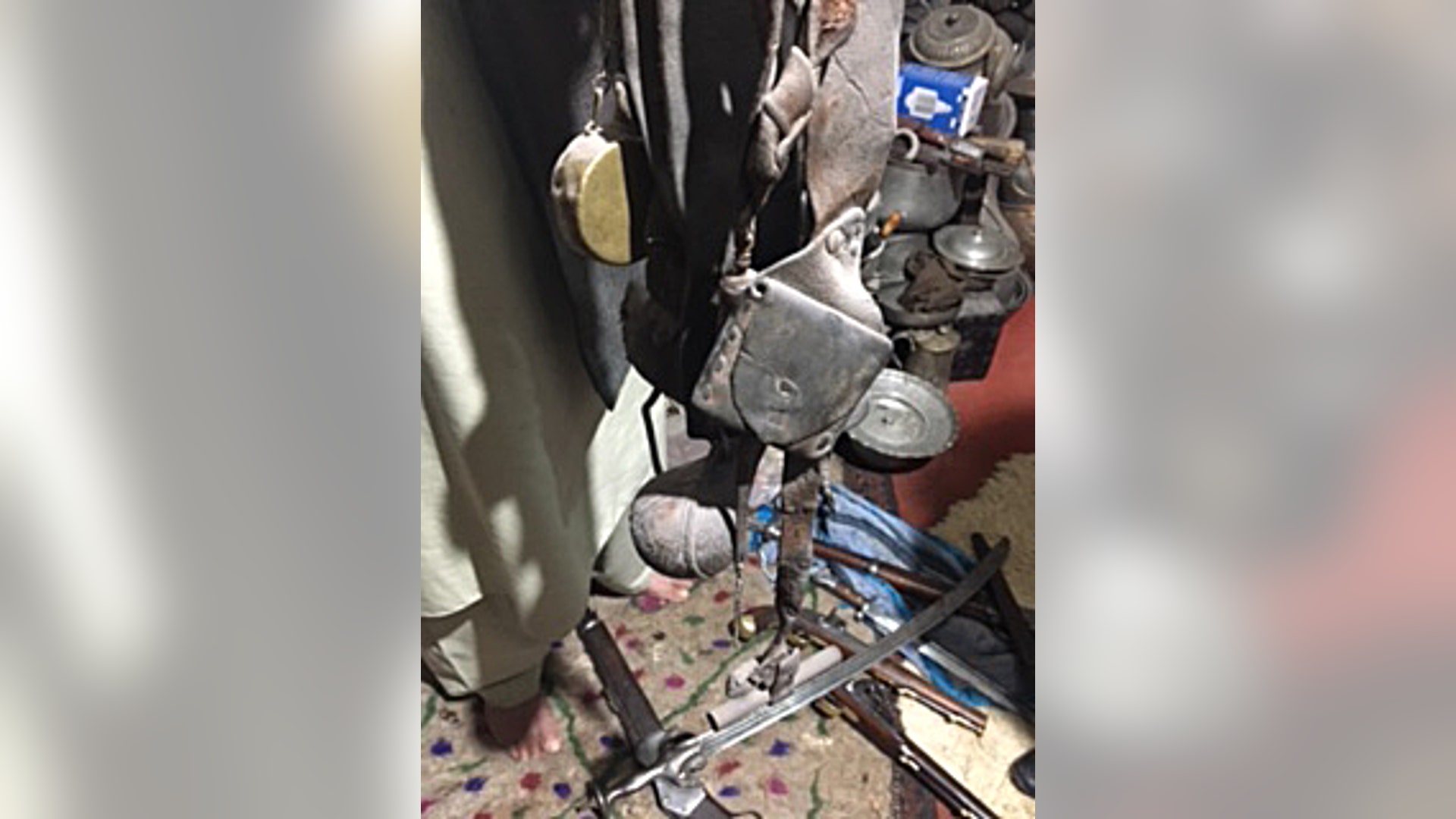 The store also boasts straps, made from 