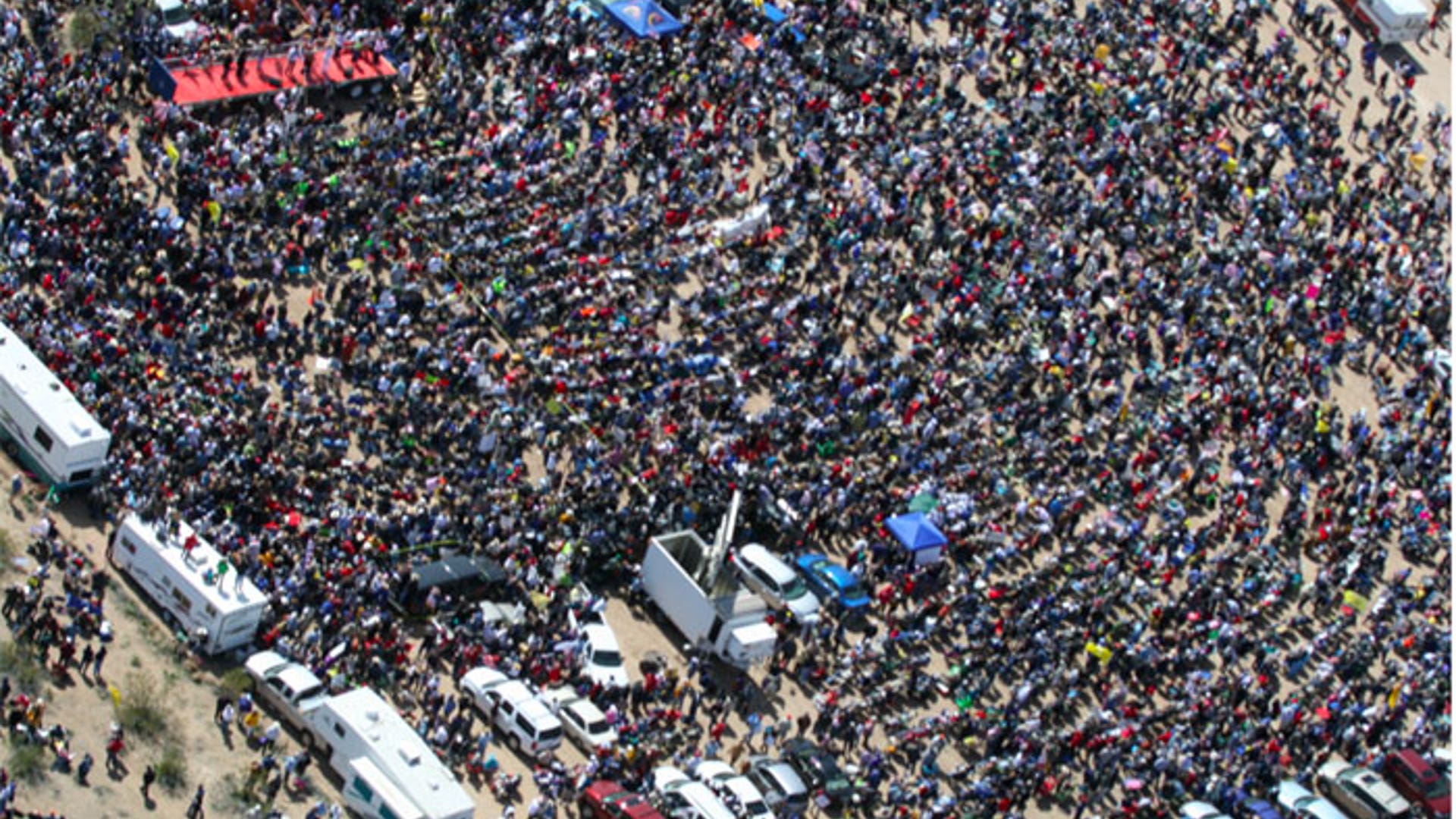 Tea Party Aerial Photo