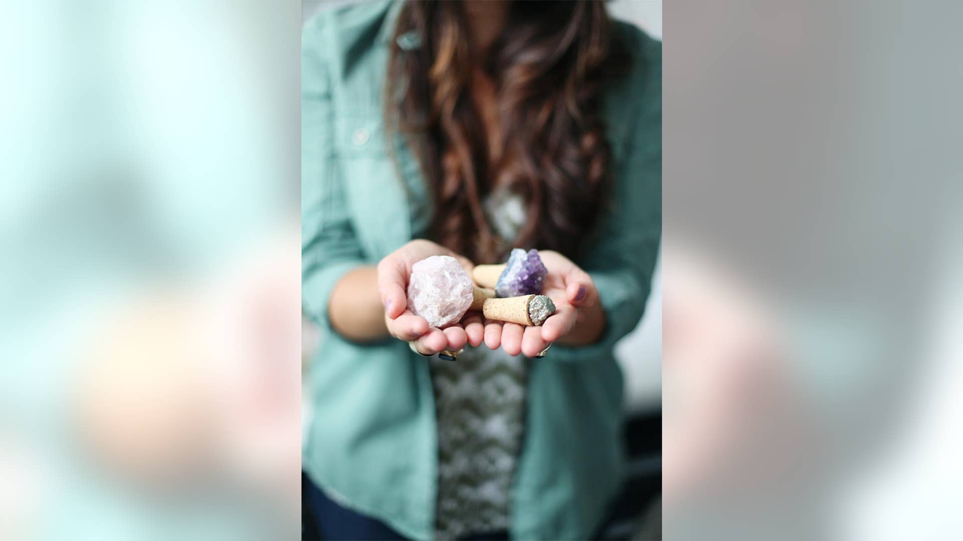 Raw Crystal Wine Stoppers