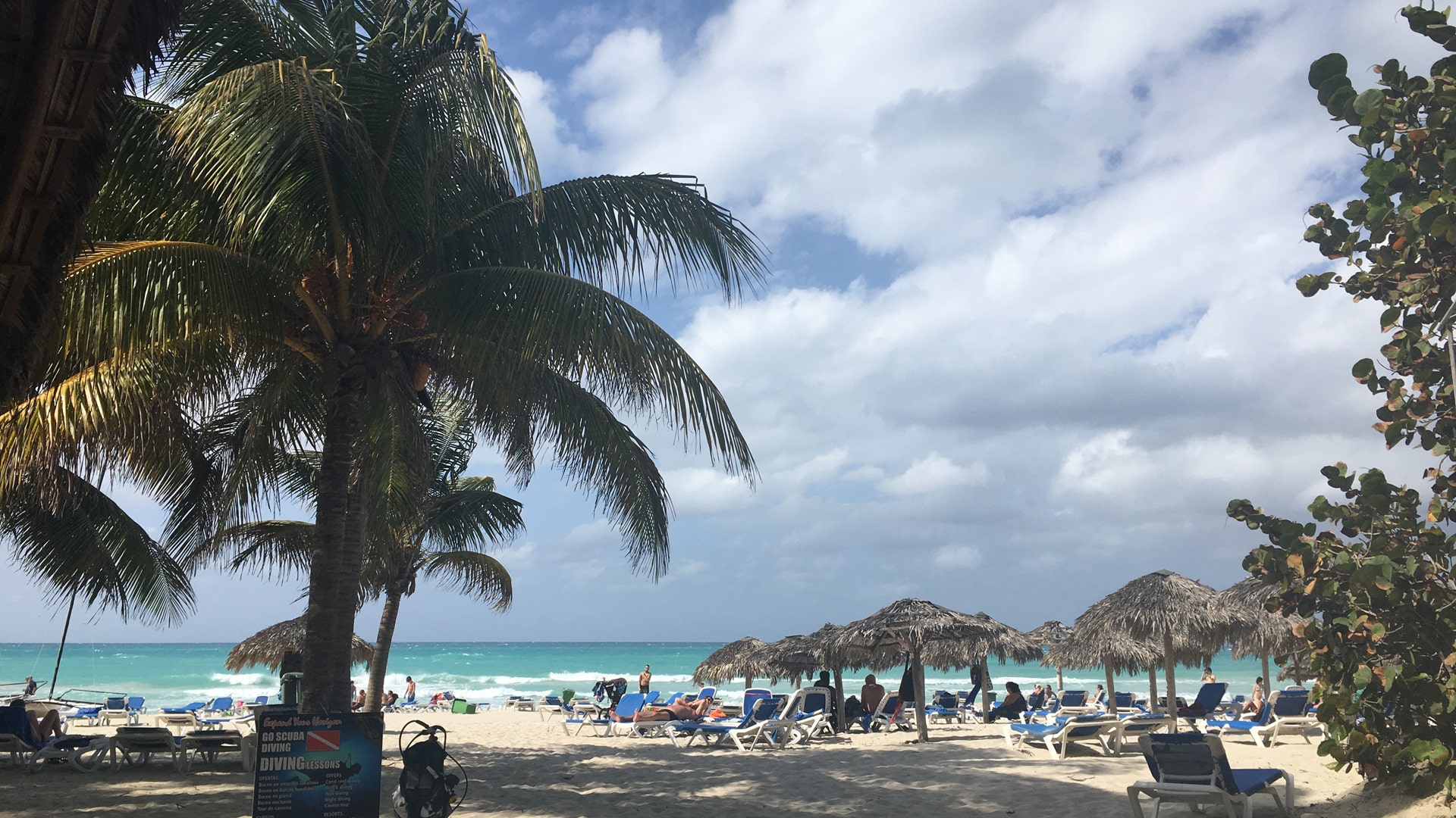 Varadero beach in Cuba