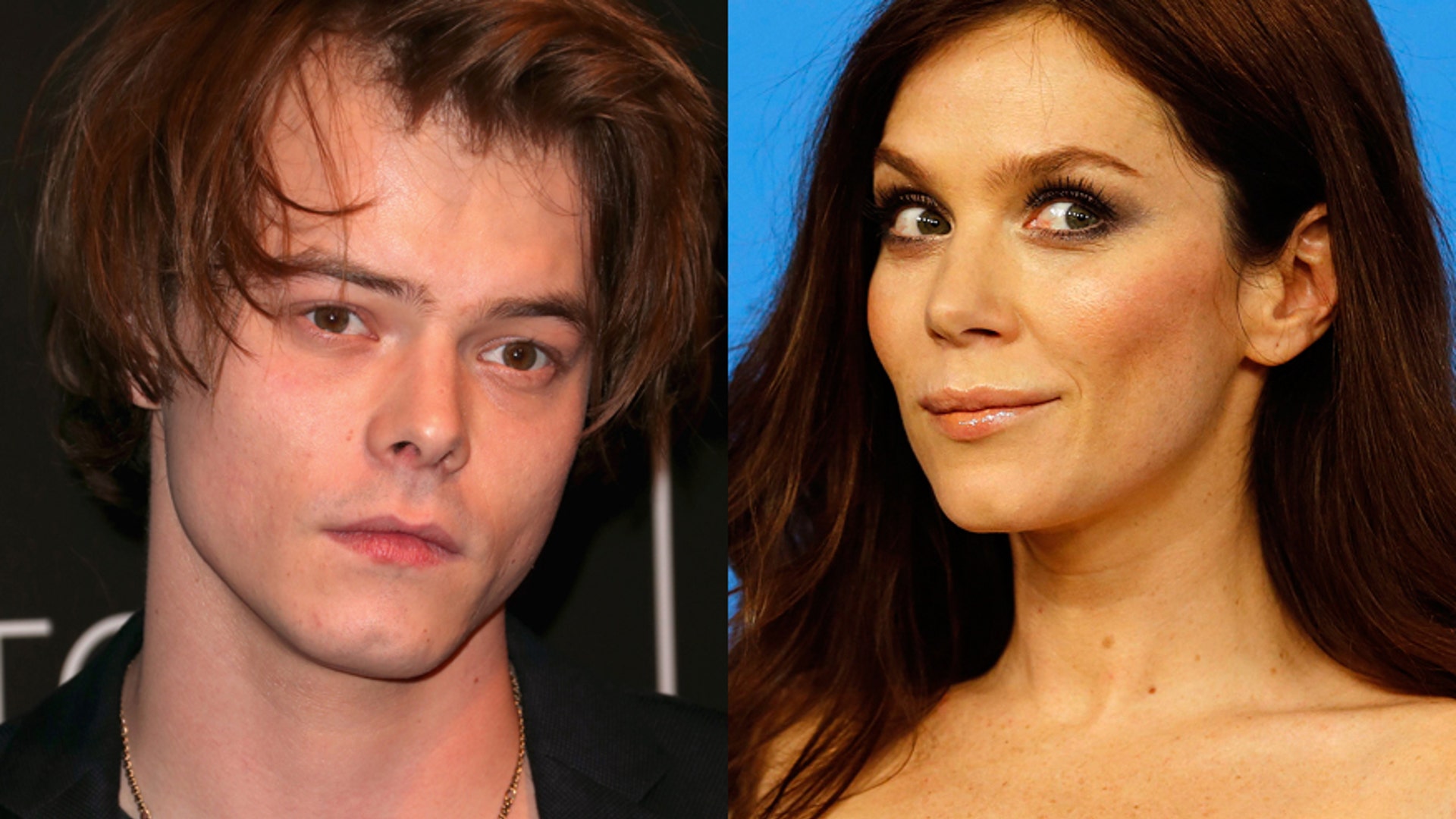 "Stranger Things" star Charlie Heaton, 23, is reportedly dating actress Anna Friel, 40. The actors met on the set of "Urban and the Shed Crew" where Friel played Heaton's mother. <a data-cke-saved-href="http://www.etonline.com/news/215535_stranger_things_star_shannon_purser_comes_out_as_bisexual_it_something_i_m_still_processing/" href="http://www.etonline.com/news/215535_stranger_things_star_shannon_purser_comes_out_as_bisexual_it_something_i_m_still_processing/" target="_blank">MORE: 'Stranger Things' Star Shannon Purser Comes Out as Bisexual</a>