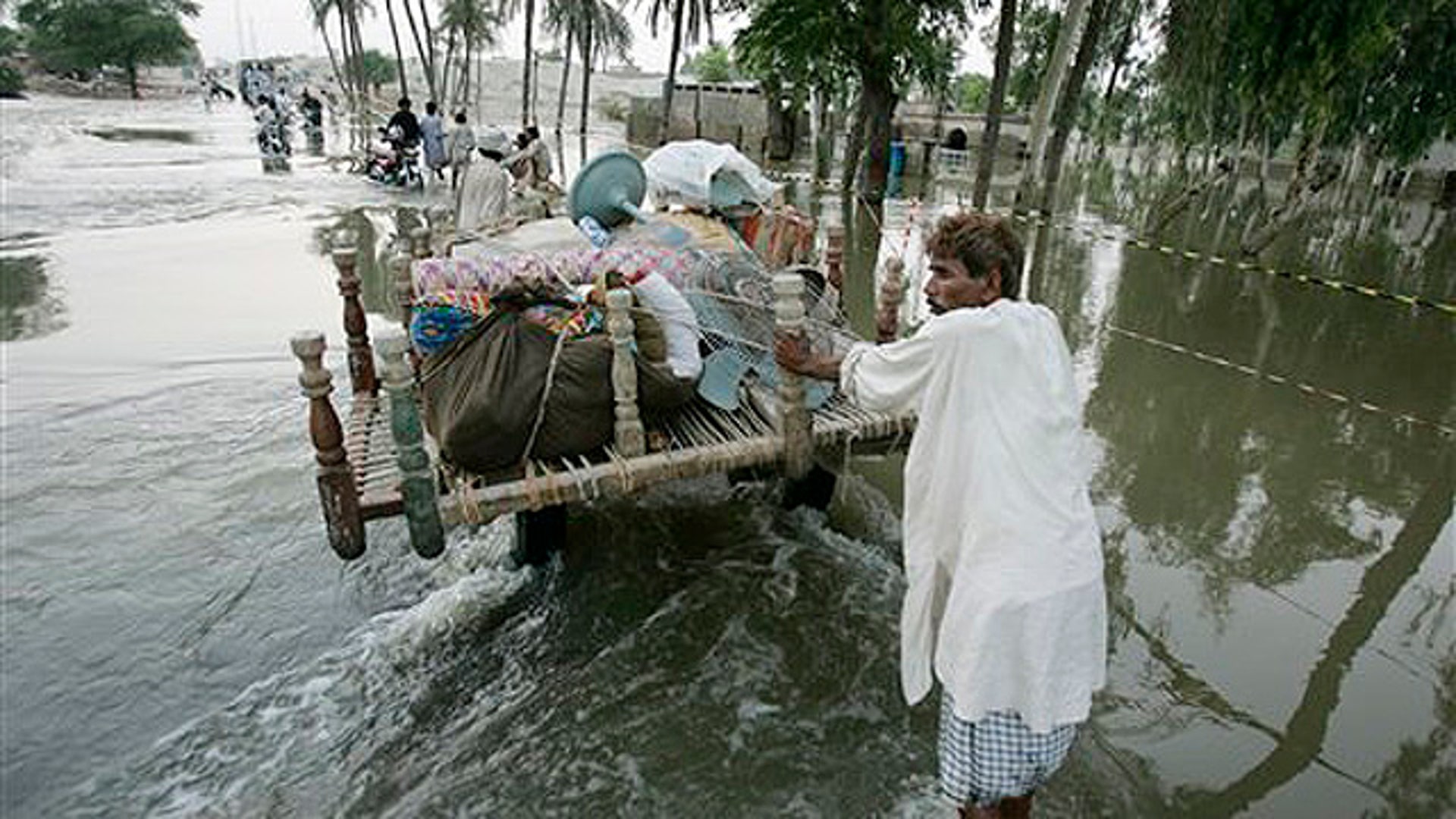 Fleeing Flooded Roads