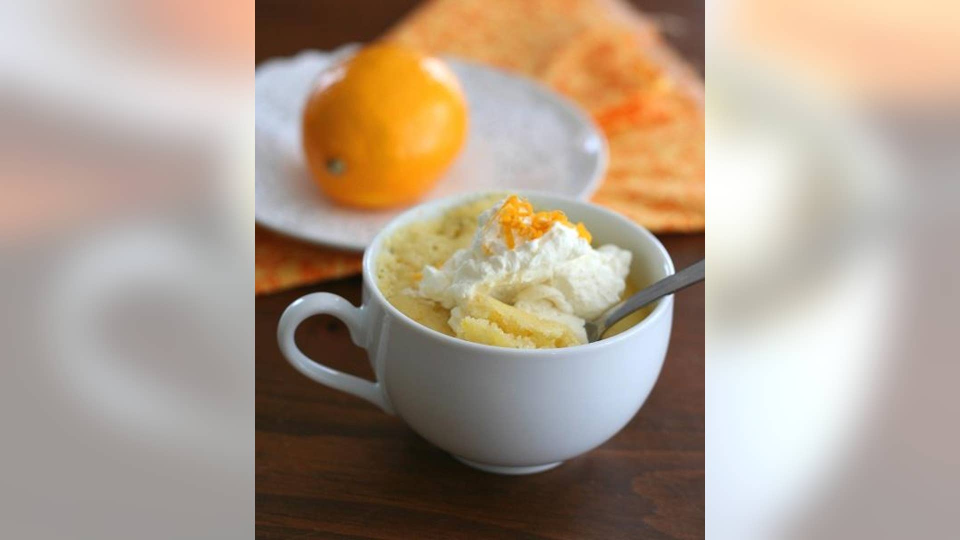 Meyer Lemon Mug Cake