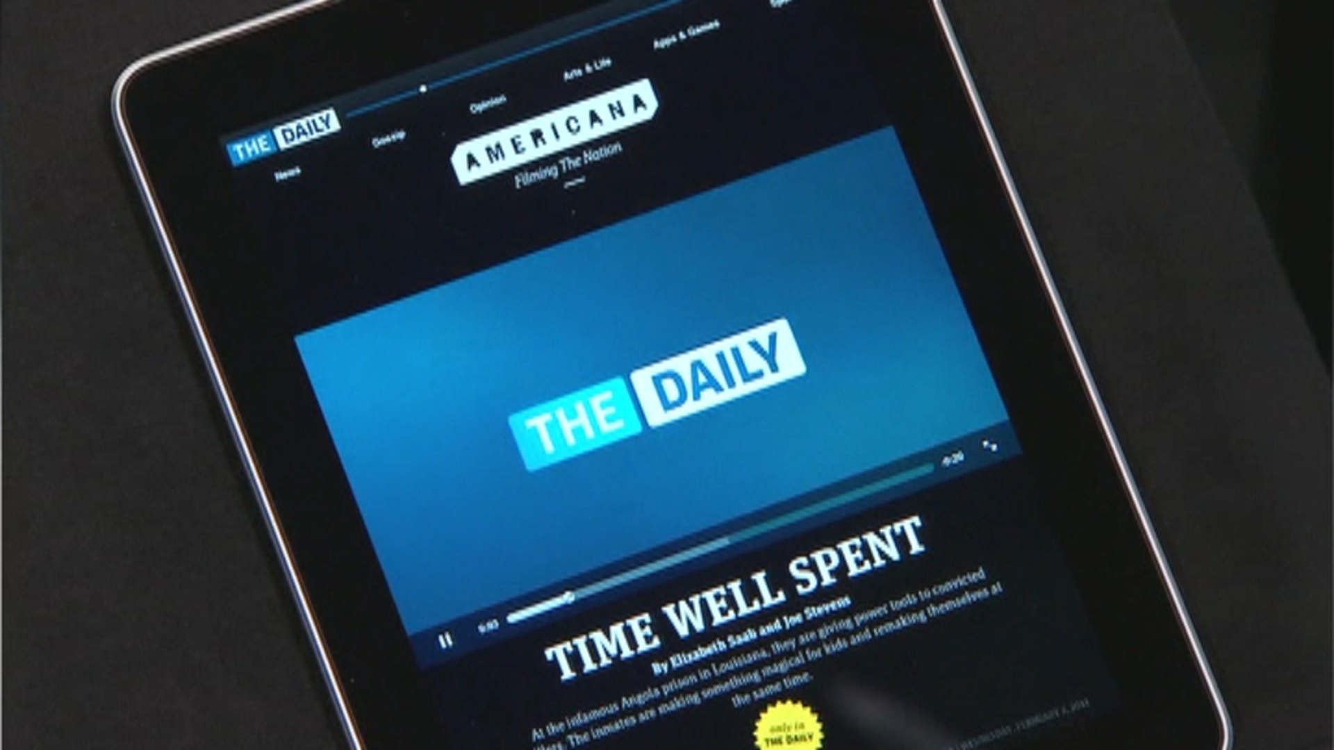 The Daily on iPad