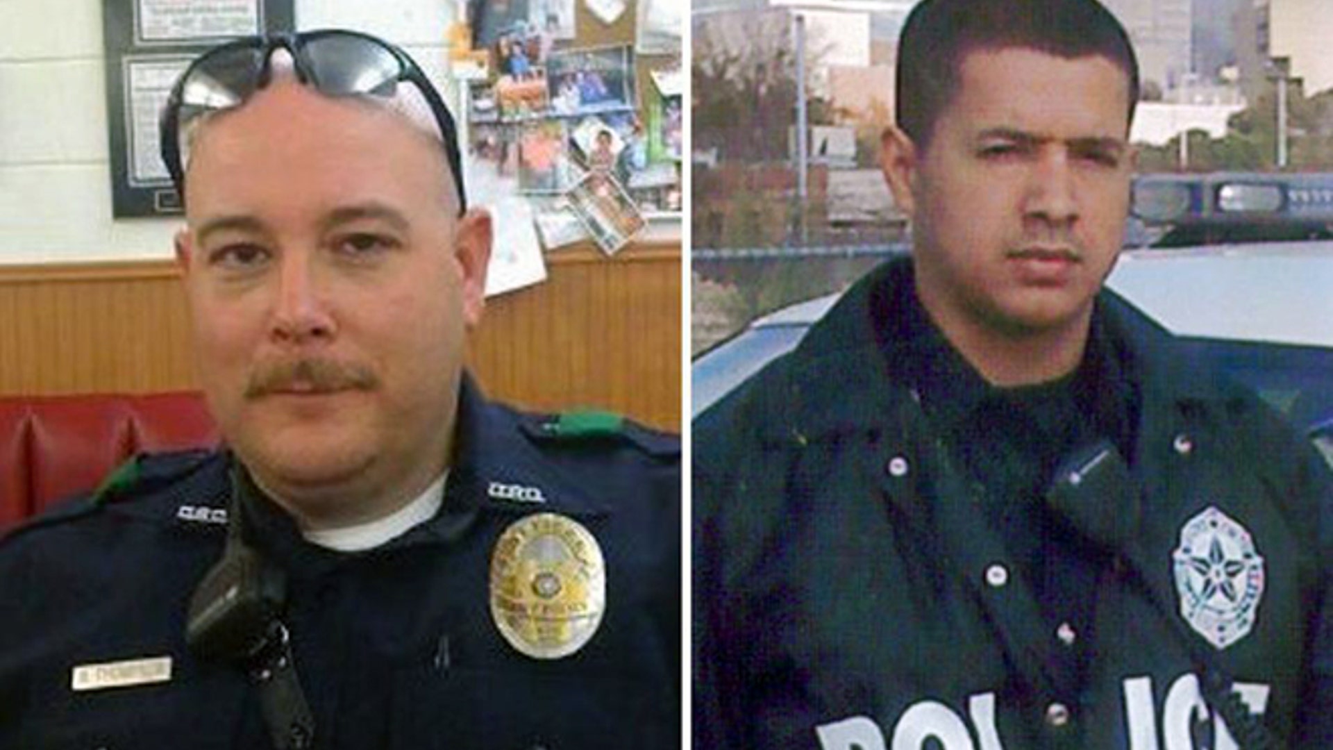 July 7, 2016, was the deadliest day for law enforcement personnel since Sept. 11, 2001. During a protest over police shootings of unarmed black men, Micah Johnson killed five Dallas officers, wounded nine others along with two civilians before he was killed by a police explosive. Among the officers killed were, from left, Dallas Area Rapid Transit Officer Brent Thompson and Dallas Police Department Officer Patrick Zamarripa.