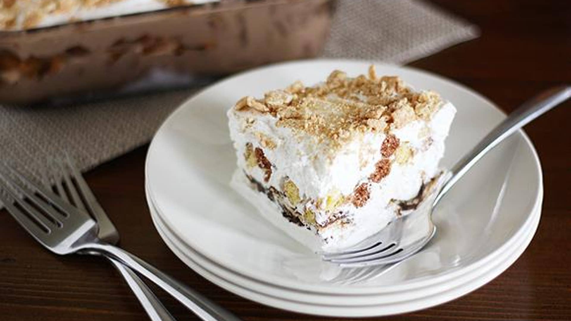 Cinnamon Toast Crunch Dessert Lasagna