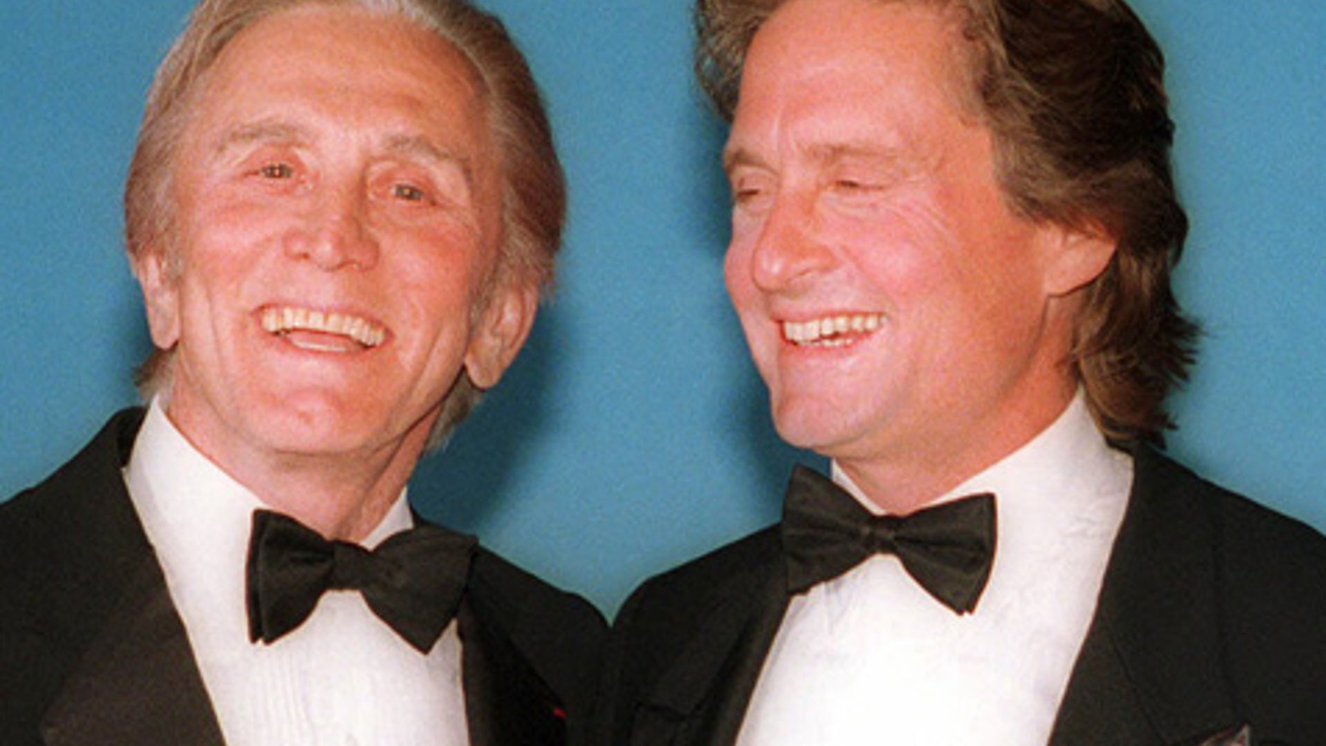 Kirk and Michael Douglas