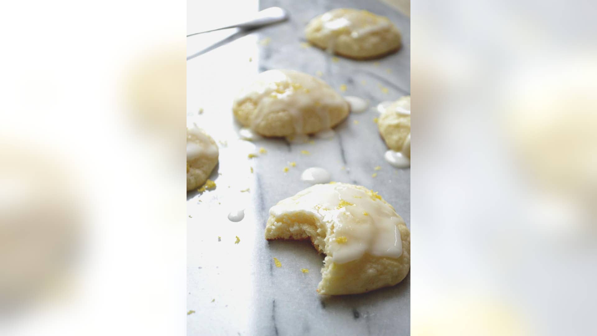 Glazed Lemon Ricotta Cookies