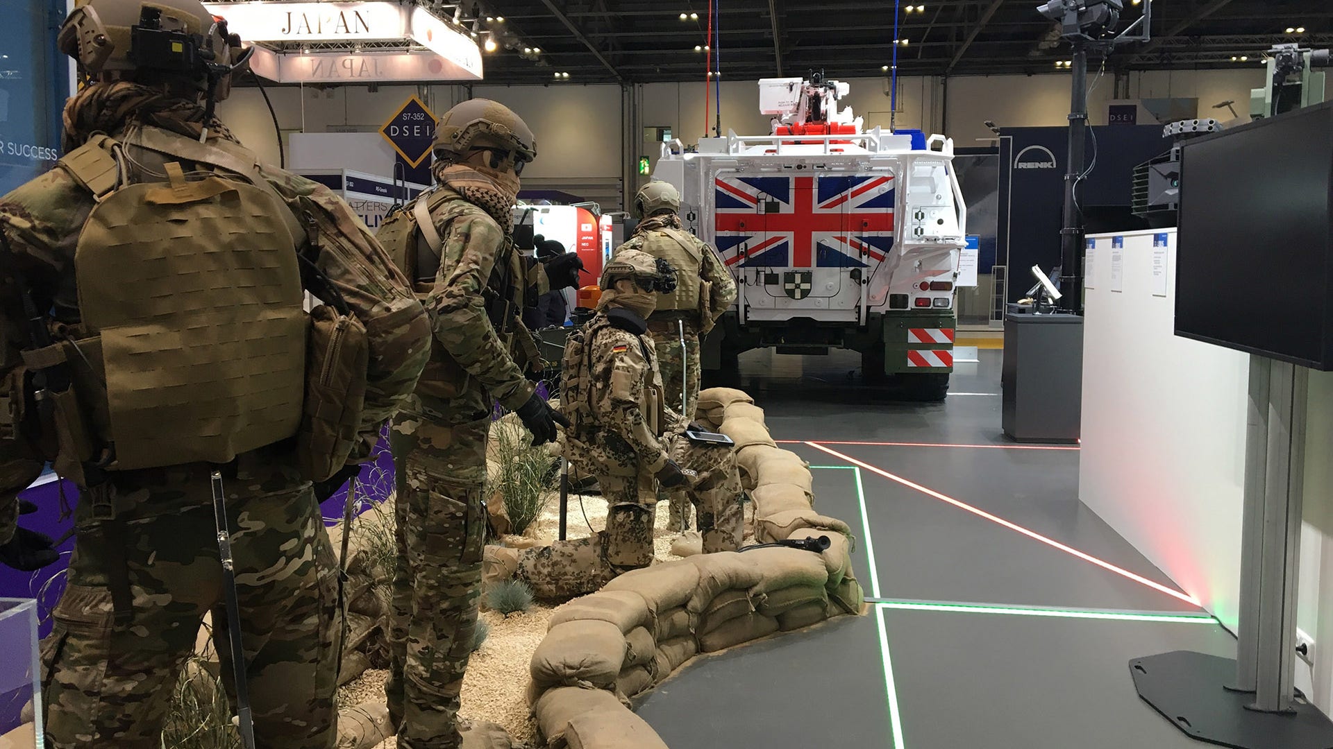 There is also an entire area dedicated to field medicine featuring front line advances and experts. 