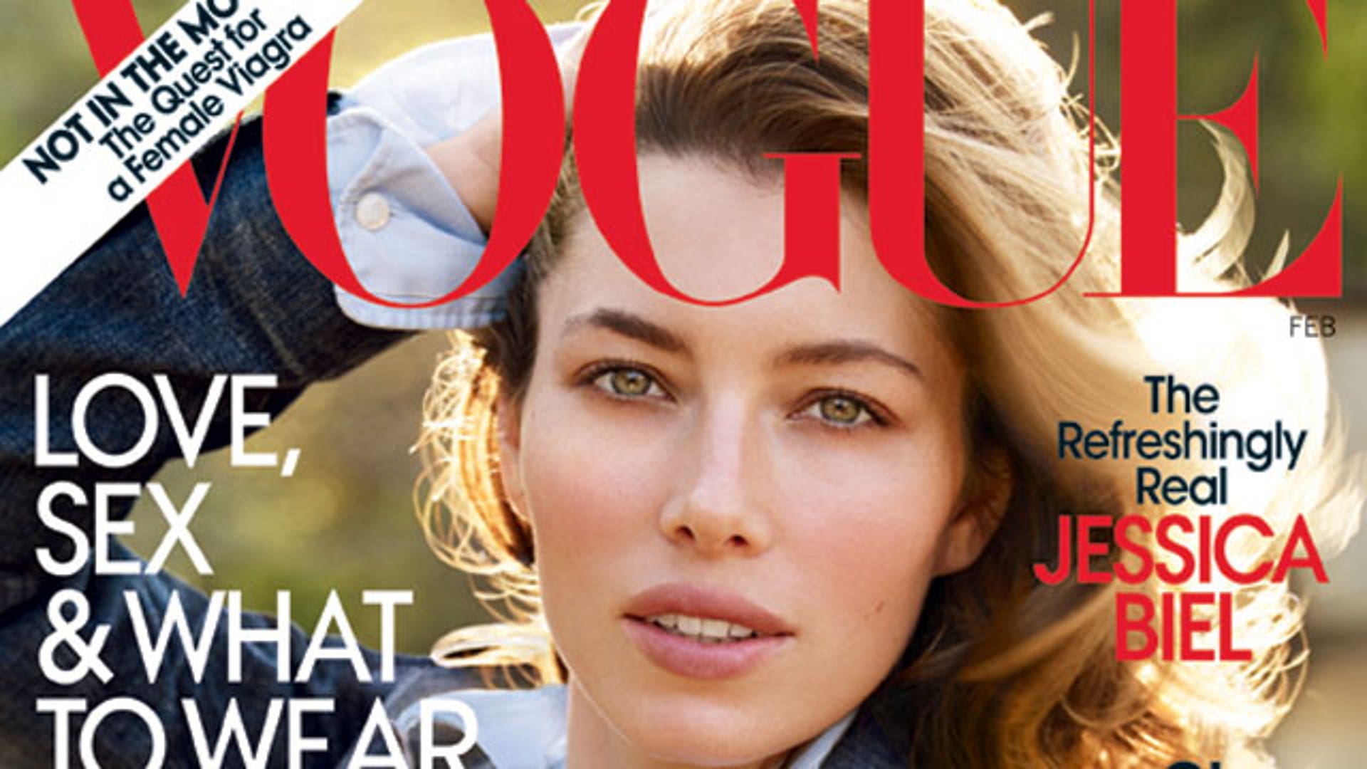 Jessica Biel on the Cover of Vogue Magazine