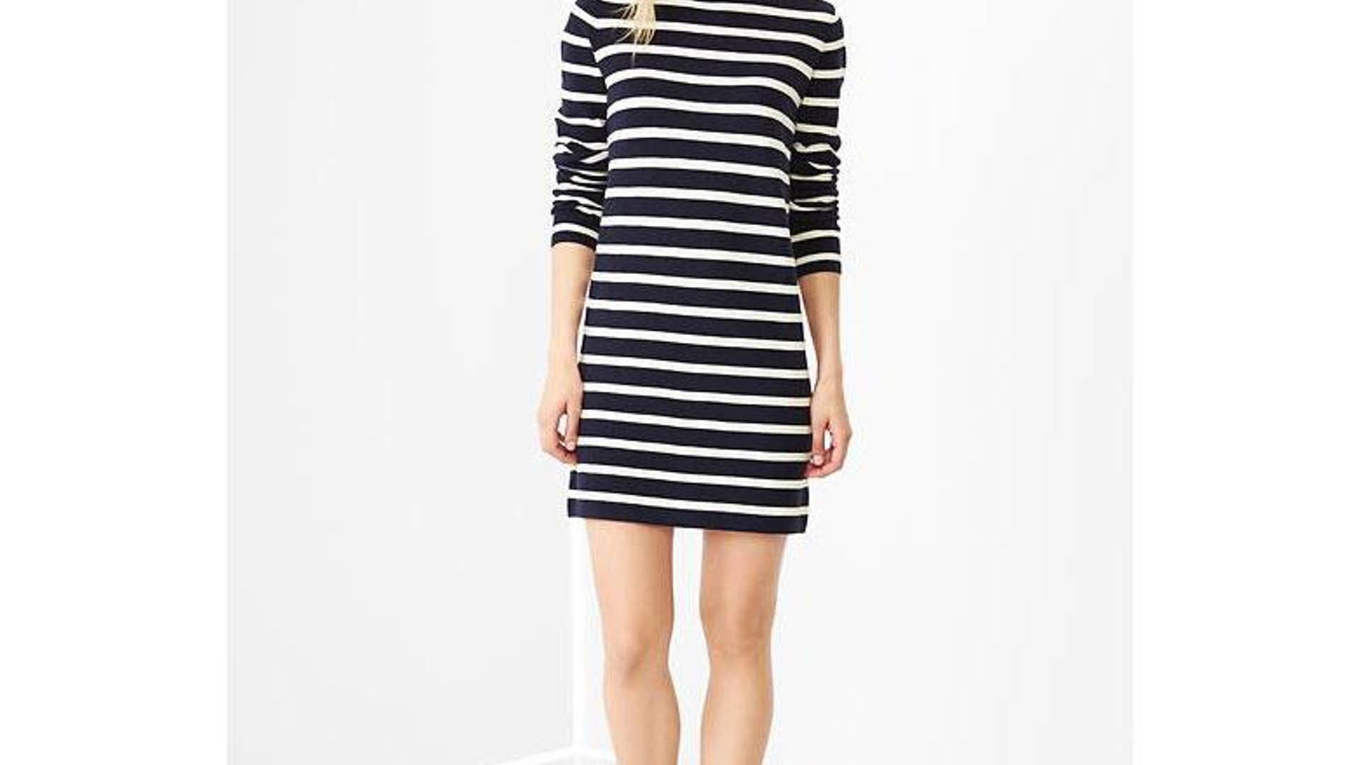 Gap stripe sweater dress