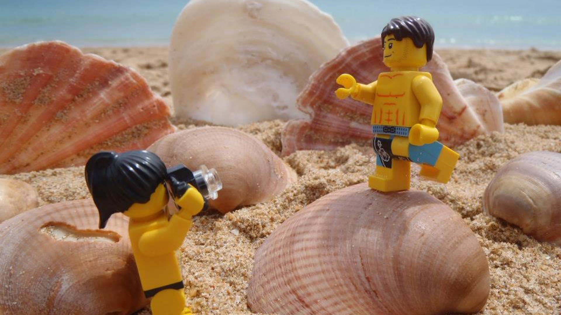 On a beach in Portugal