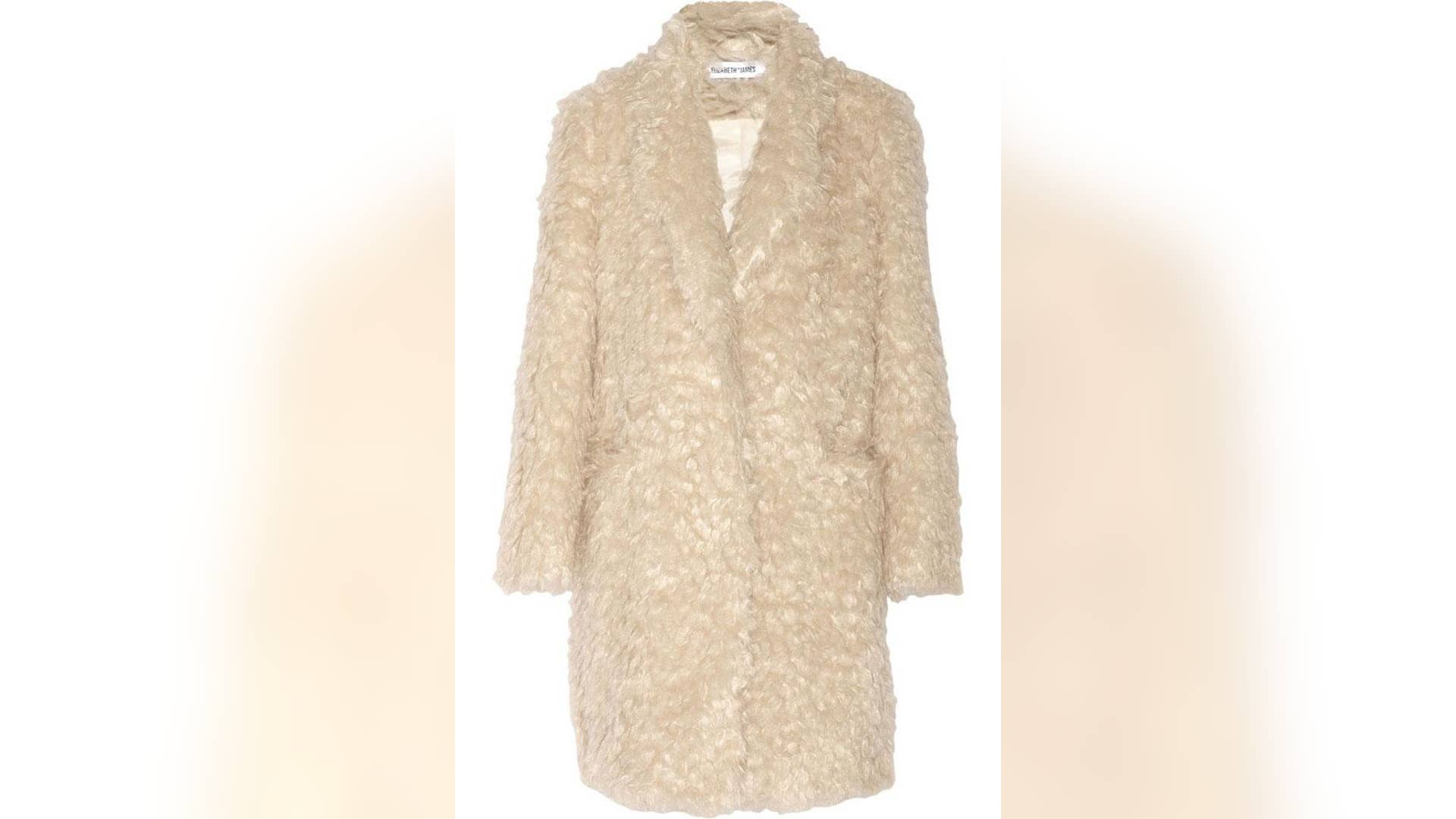 Elizabeth and James Iris Faux Fur Shearling Coat