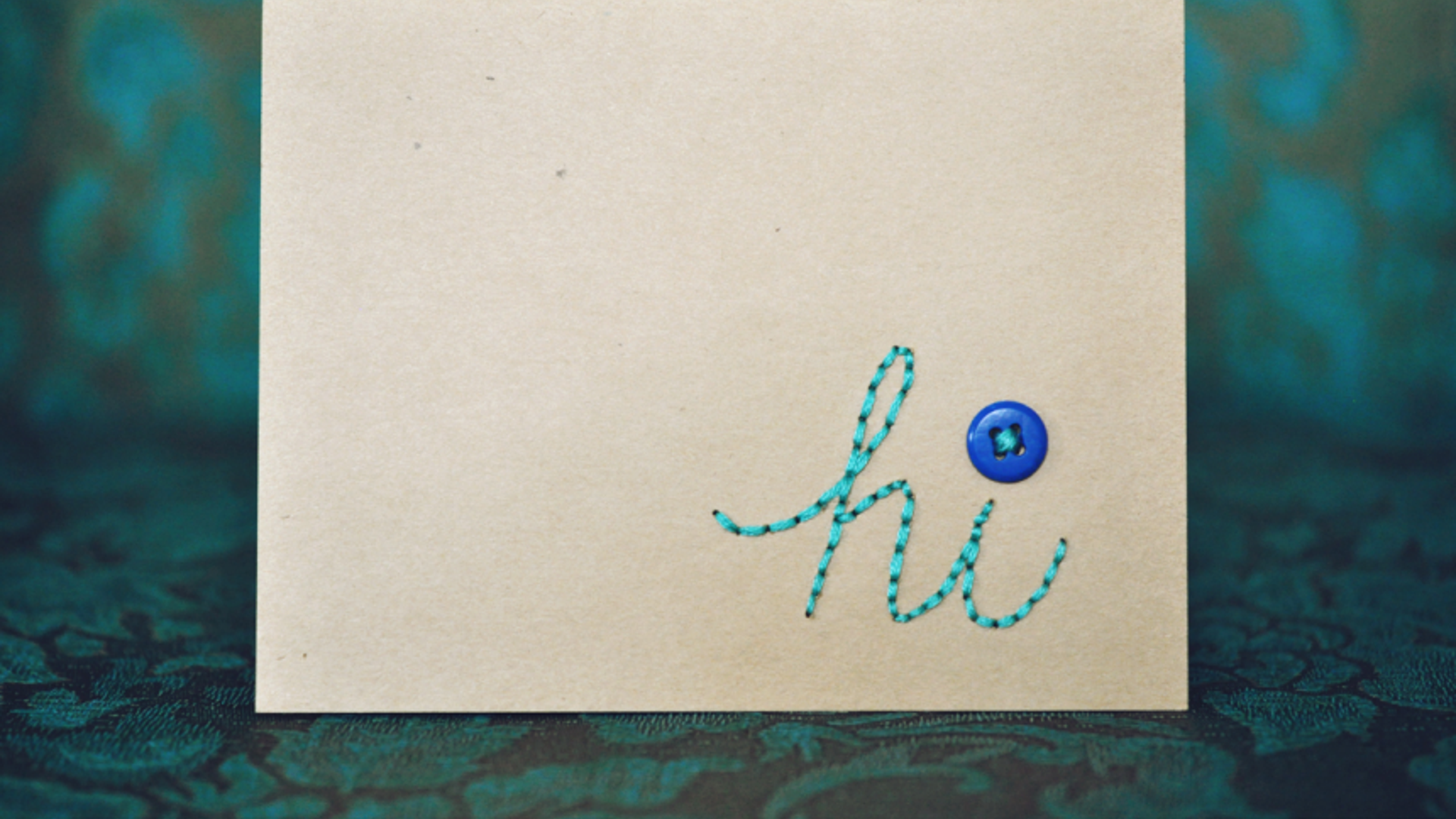 Stitched Handwriting